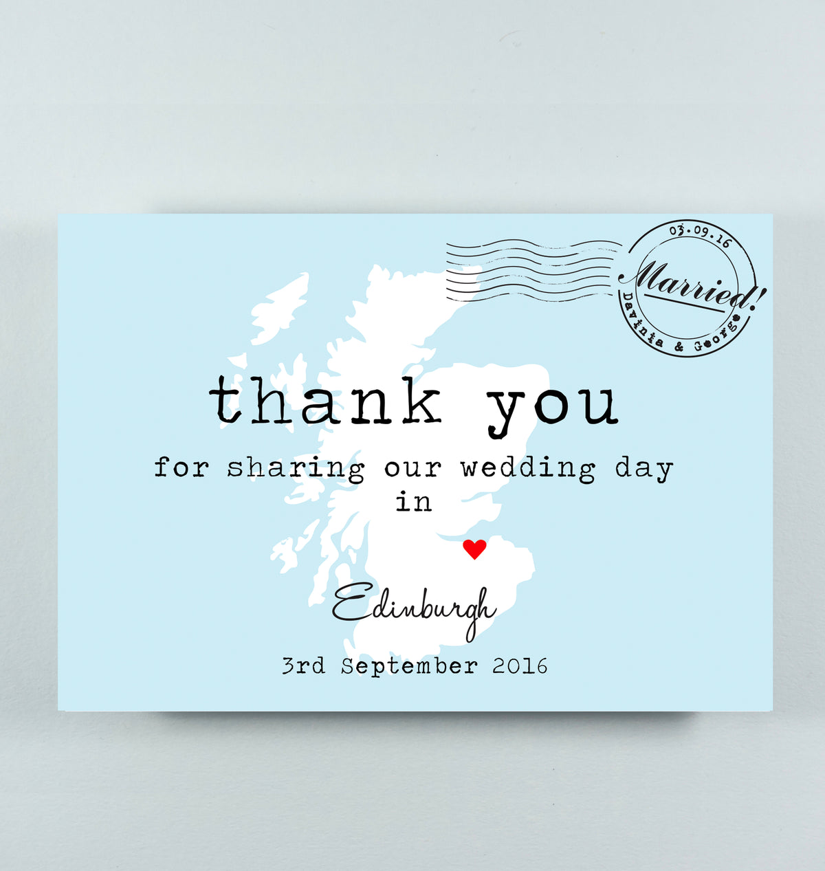 Wedding Thank You Cards