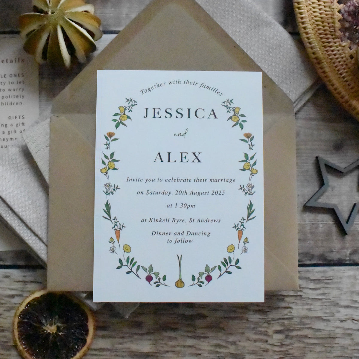 FLORAL INVITATIONS
