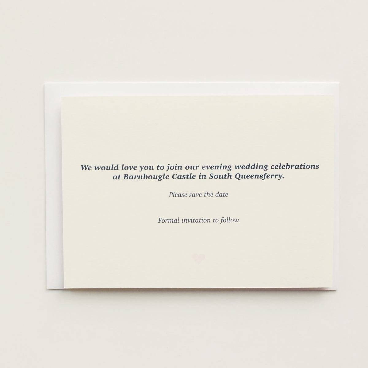 A6 Save the Date Venue Illustration
