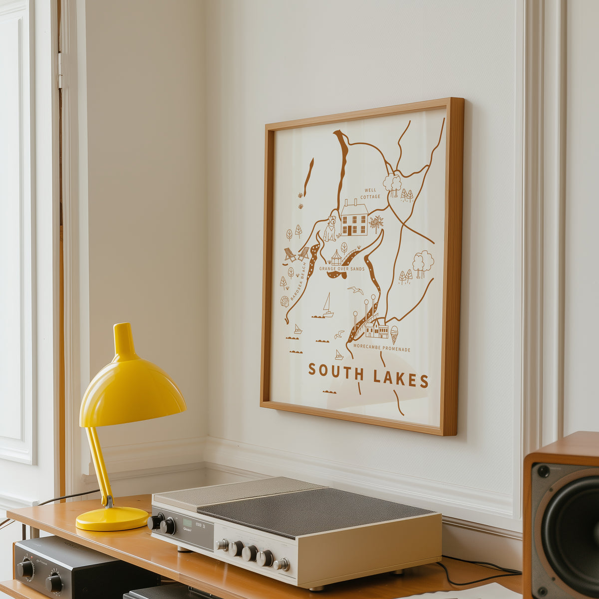 Personalised Our Favourites Places/Map Poster