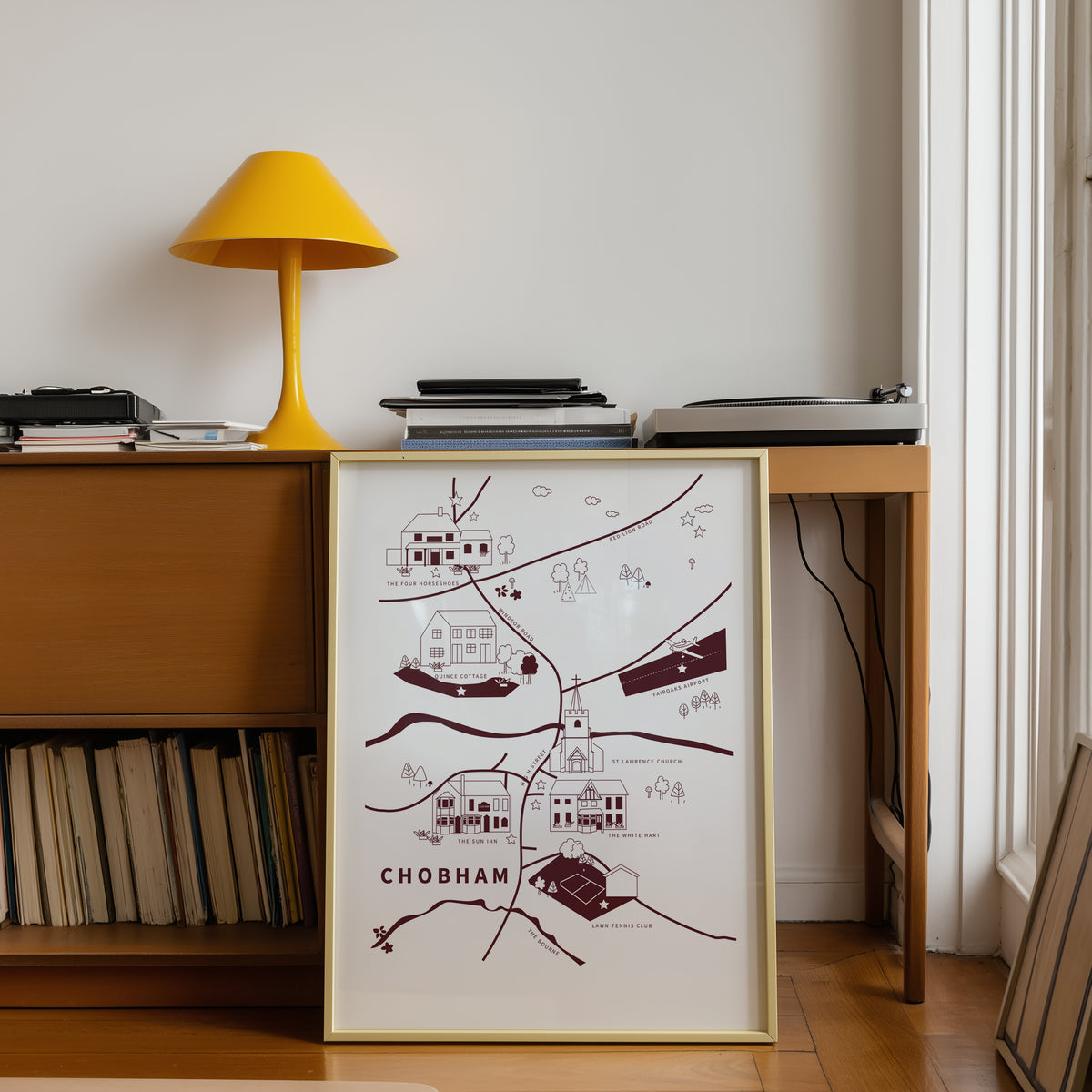 Bespoke Favourite Places Gift Art