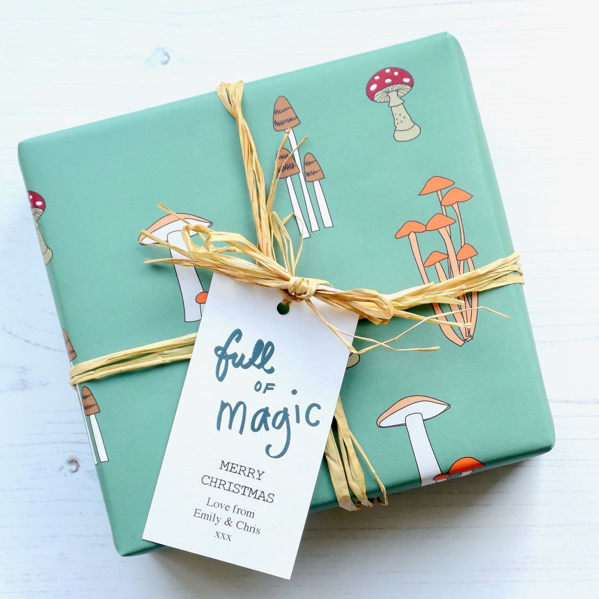 10 Personalised 'Full Of Magic' Christmas Gift Tags