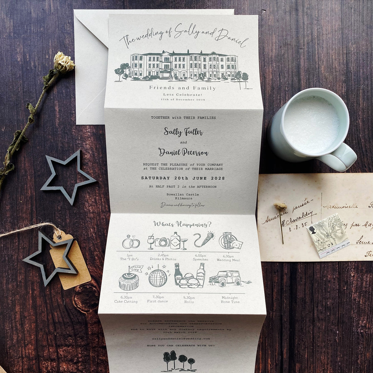 Venue Wedding Invitation