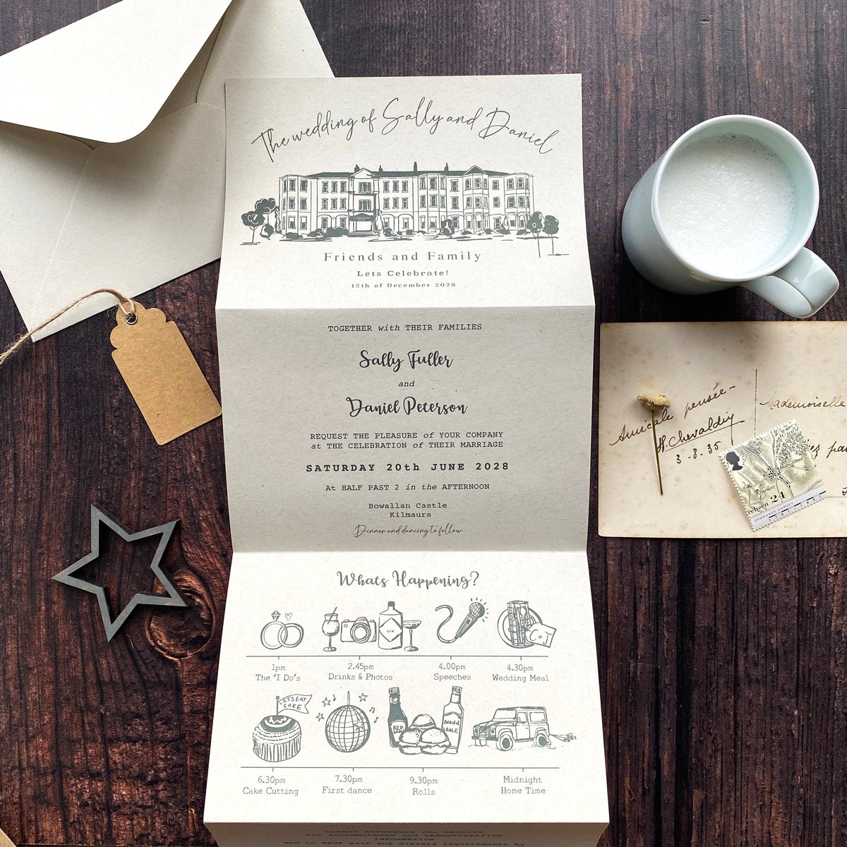 Venue Wedding Invitation