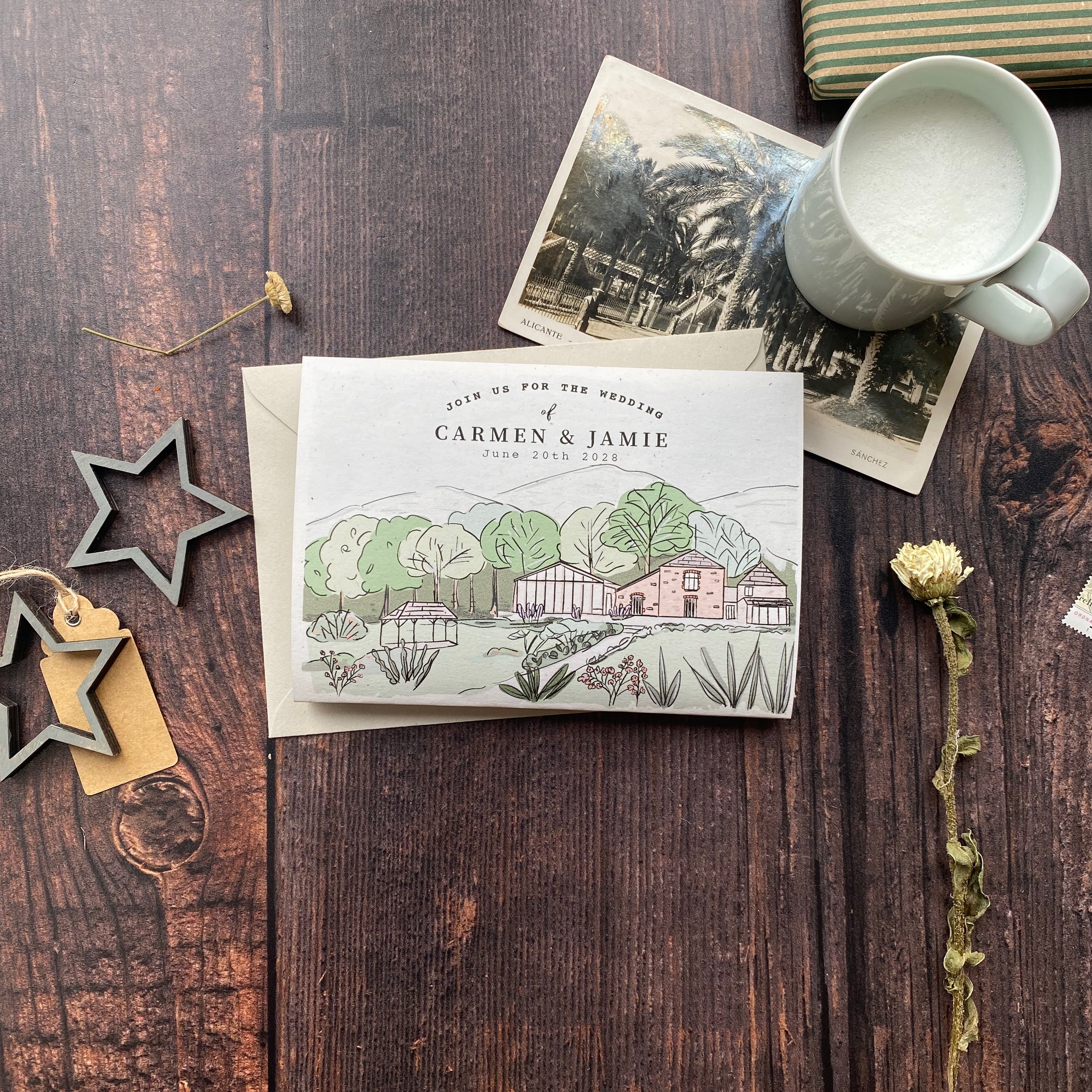 Landscape Venue Wedding Invitation