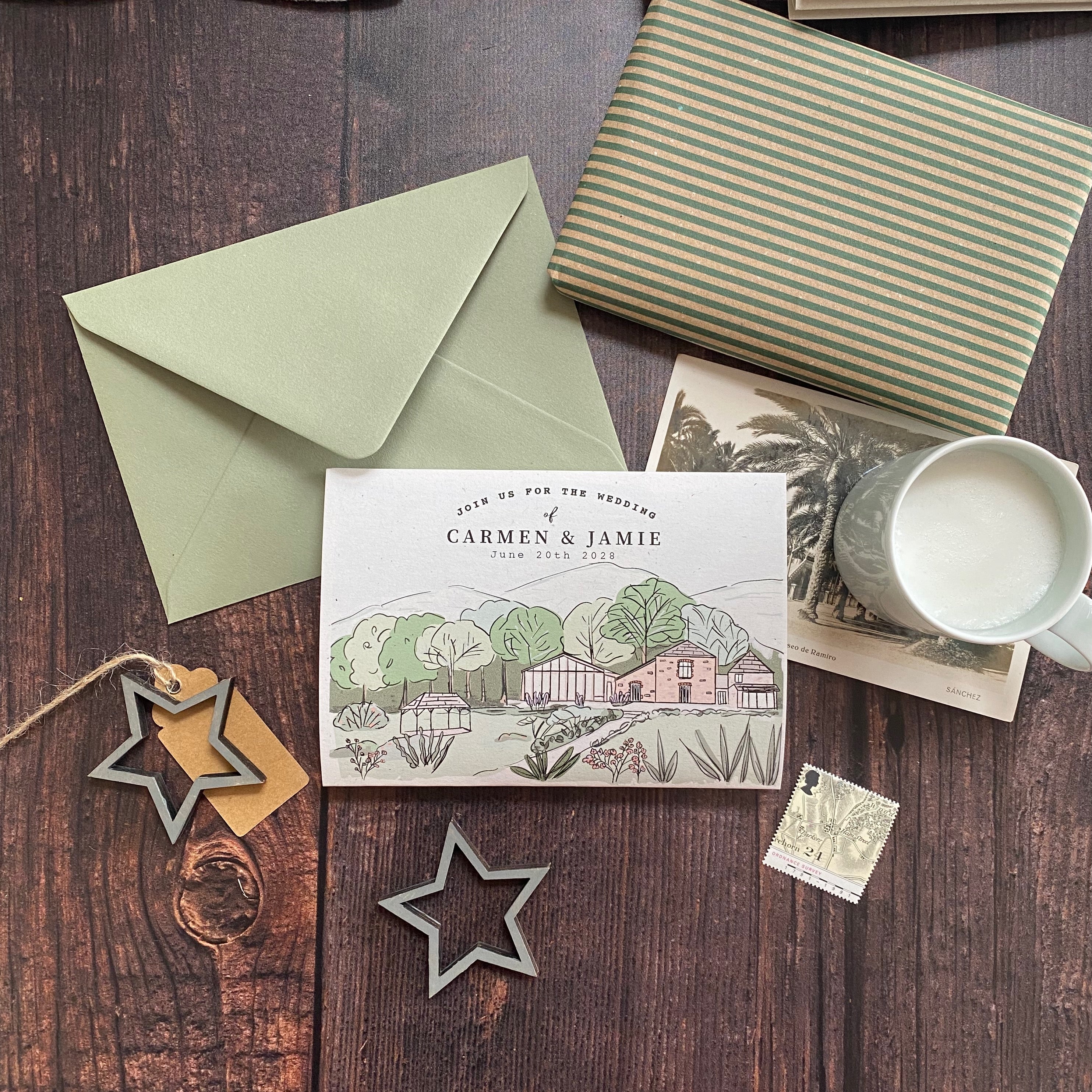 Landscape Venue Wedding Invitation