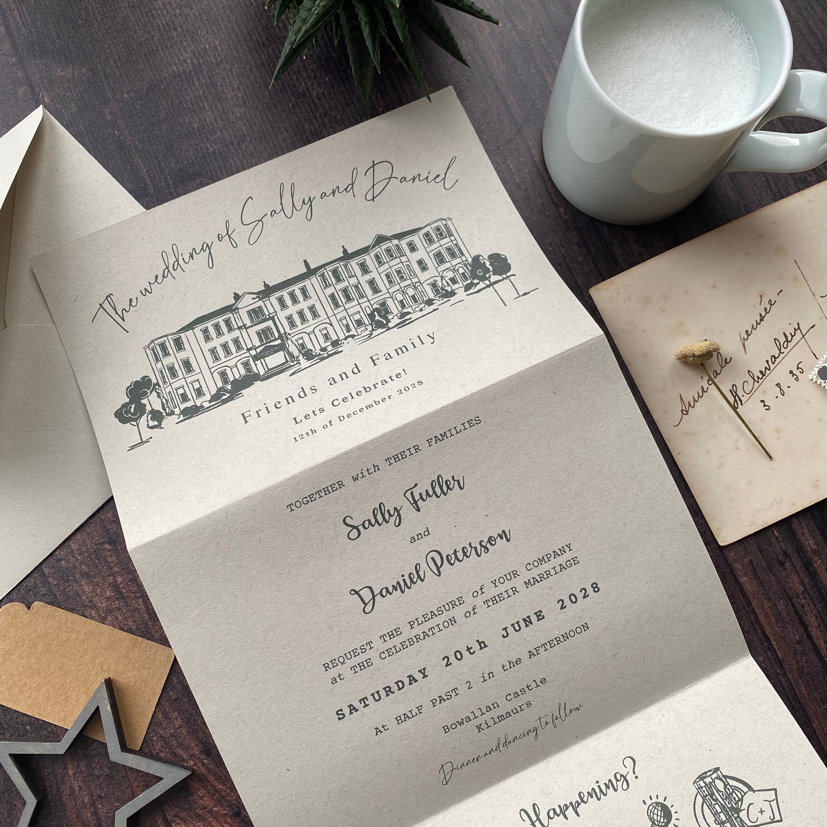 Venue Wedding Invitation