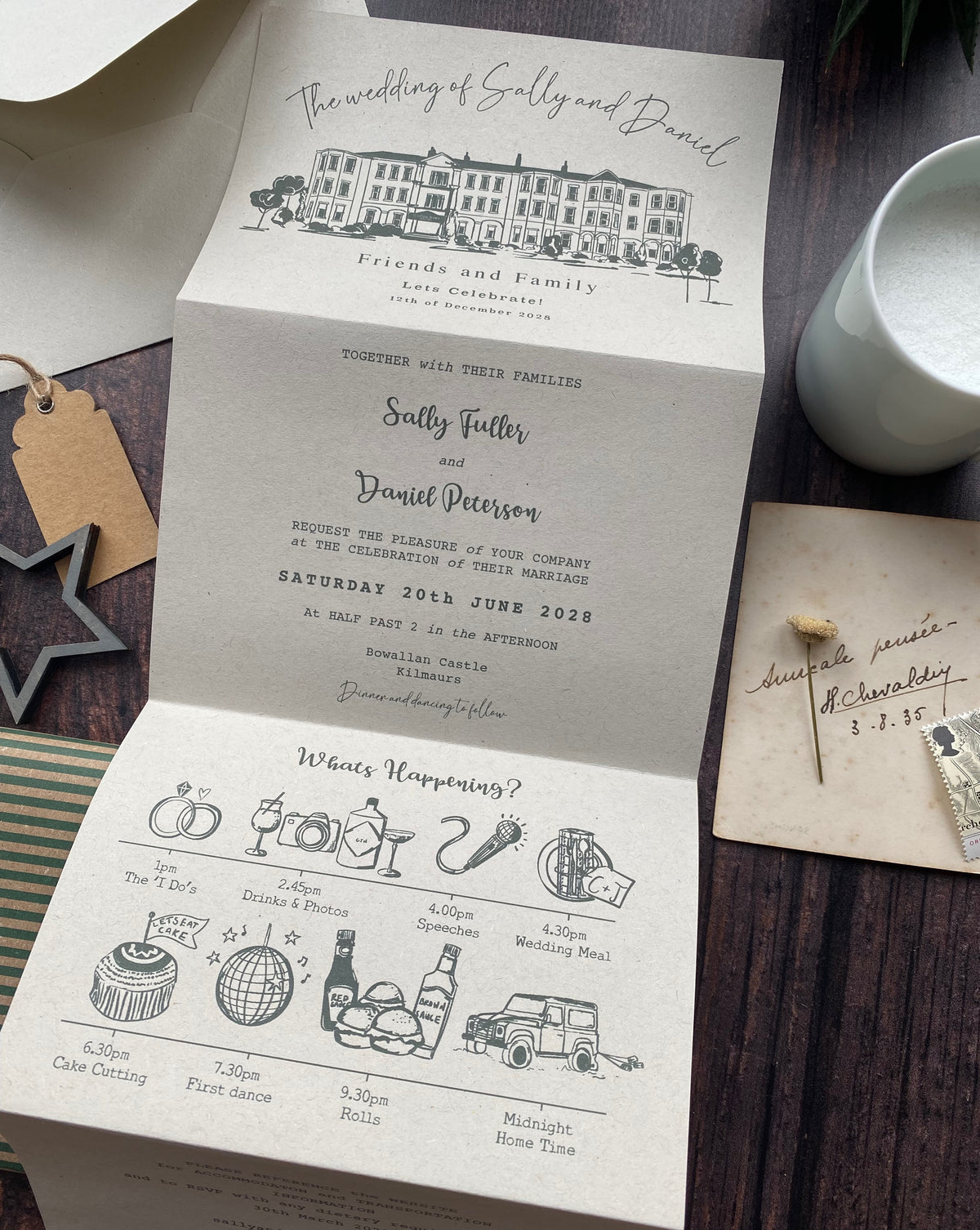 Venue Wedding Invitation