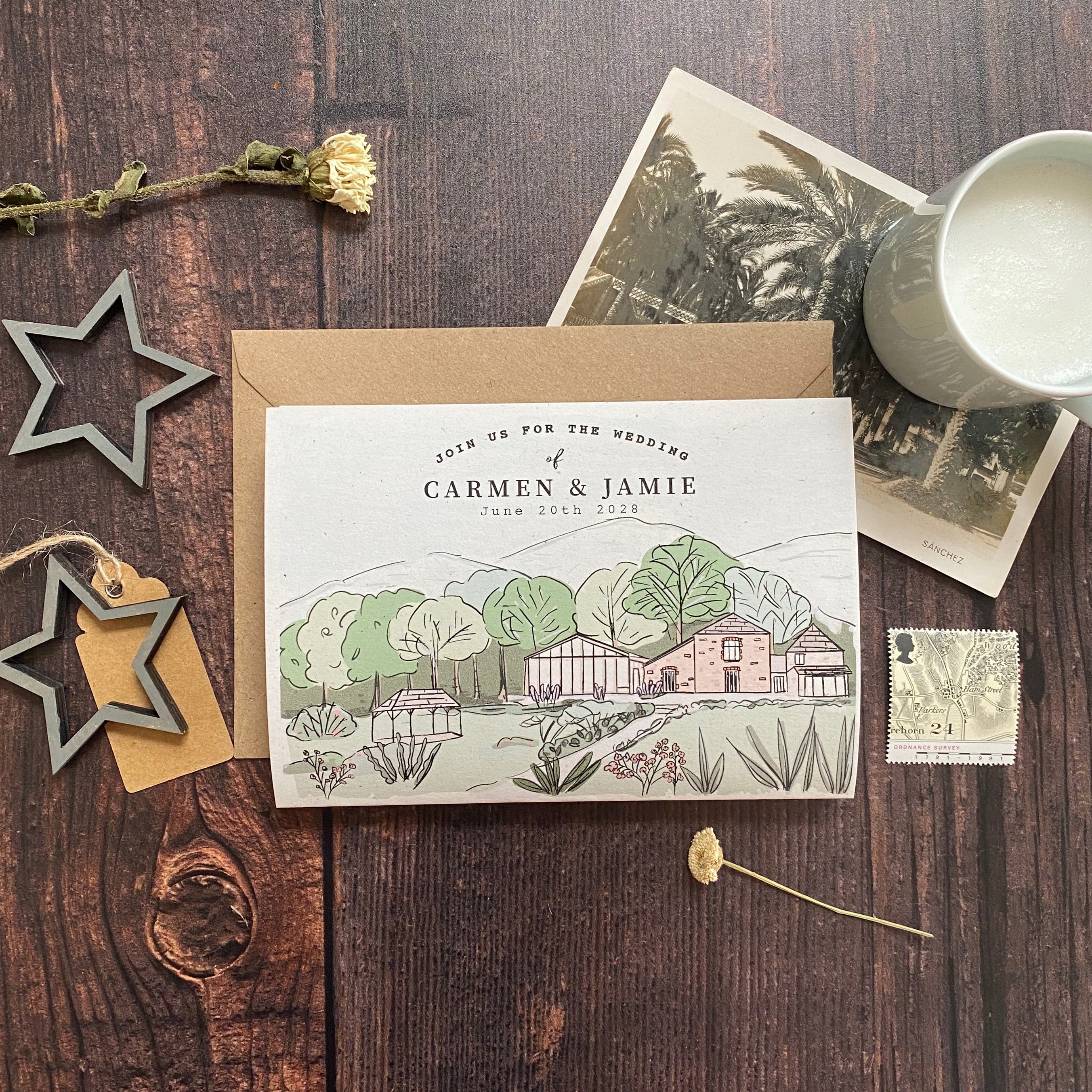 Landscape Venue Wedding Invitation