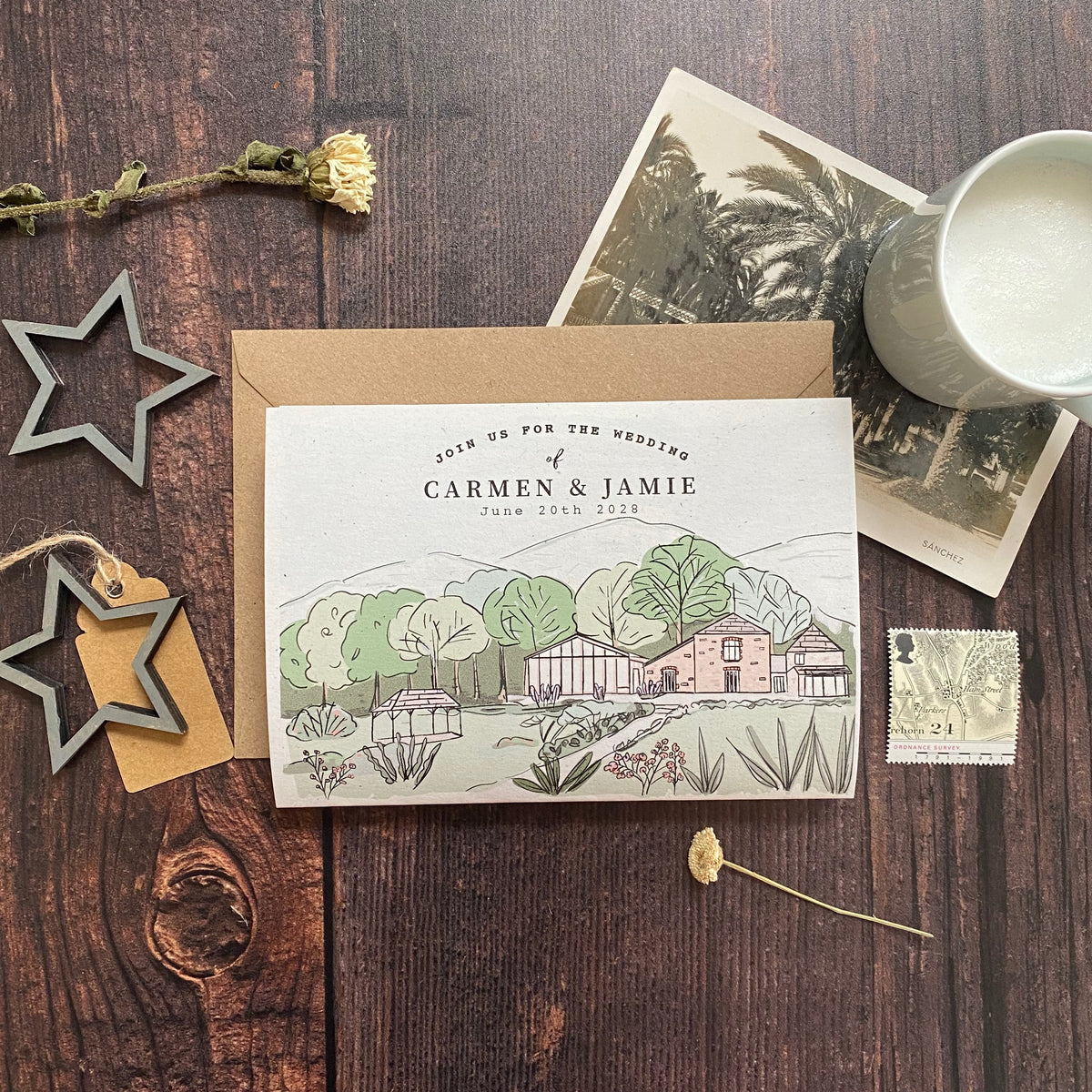 Landscape Venue Wedding Invitation