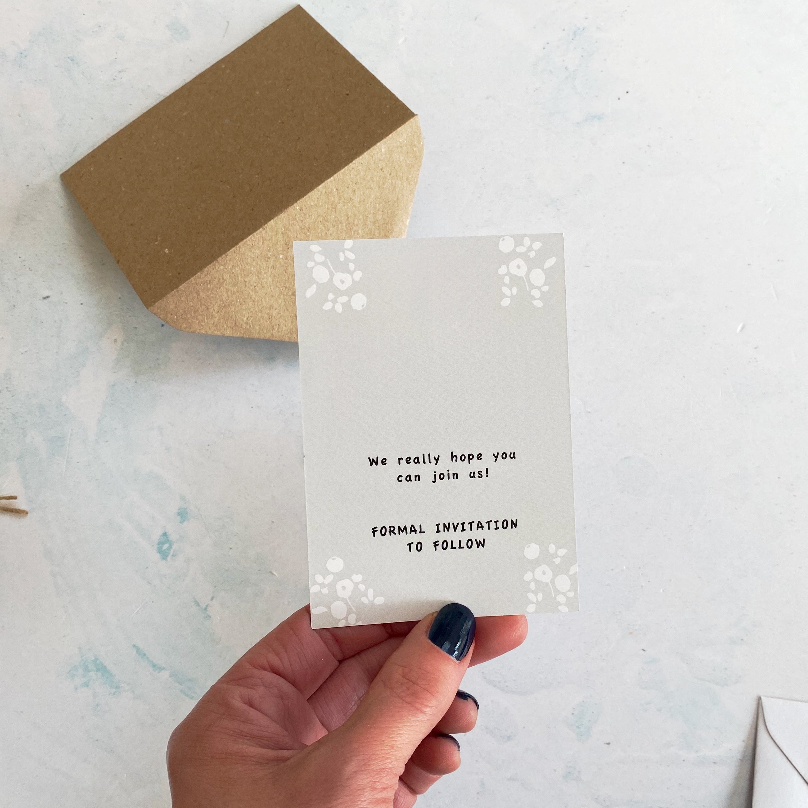 Venue Illustration Save The Date Wedding Invitation