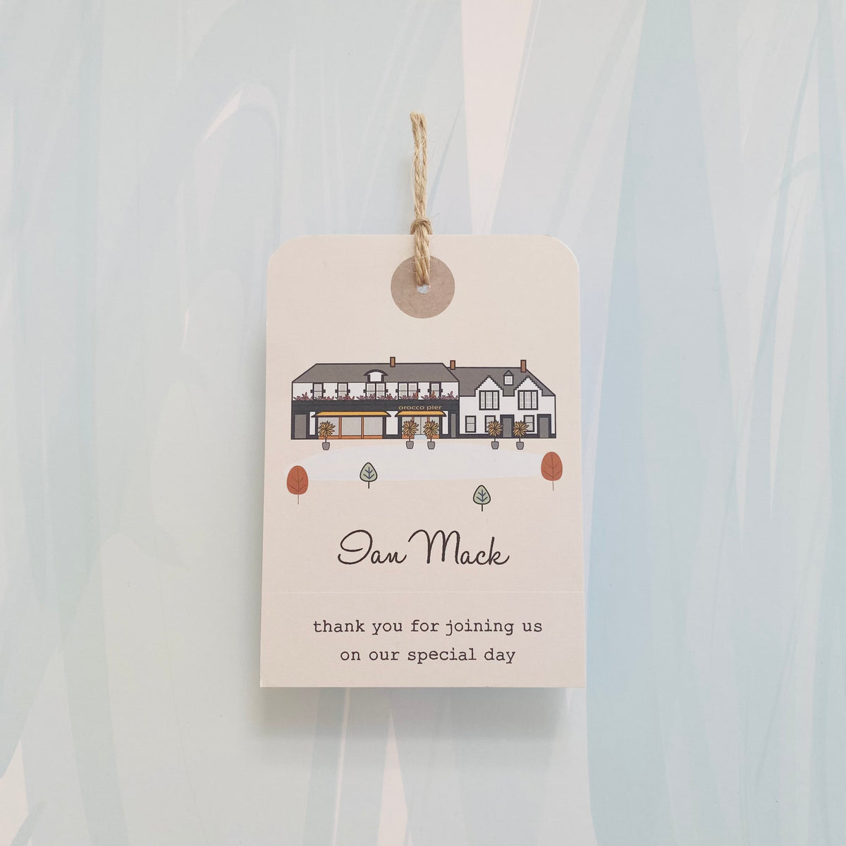 Venue Illustration Luggage Tag