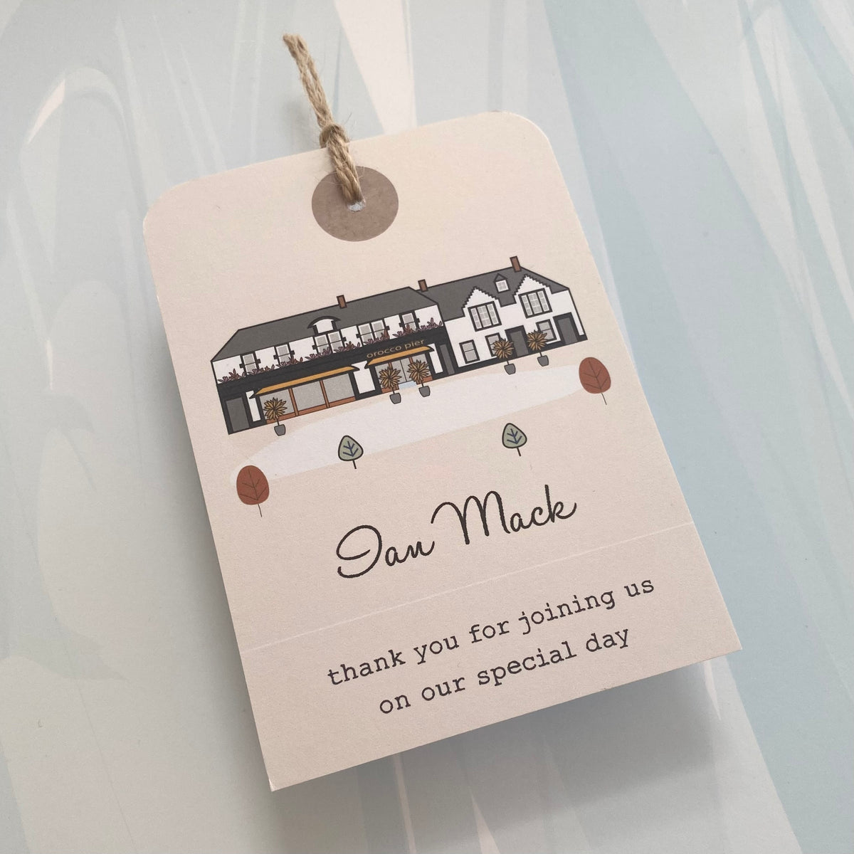 Venue Illustration Luggage Tag