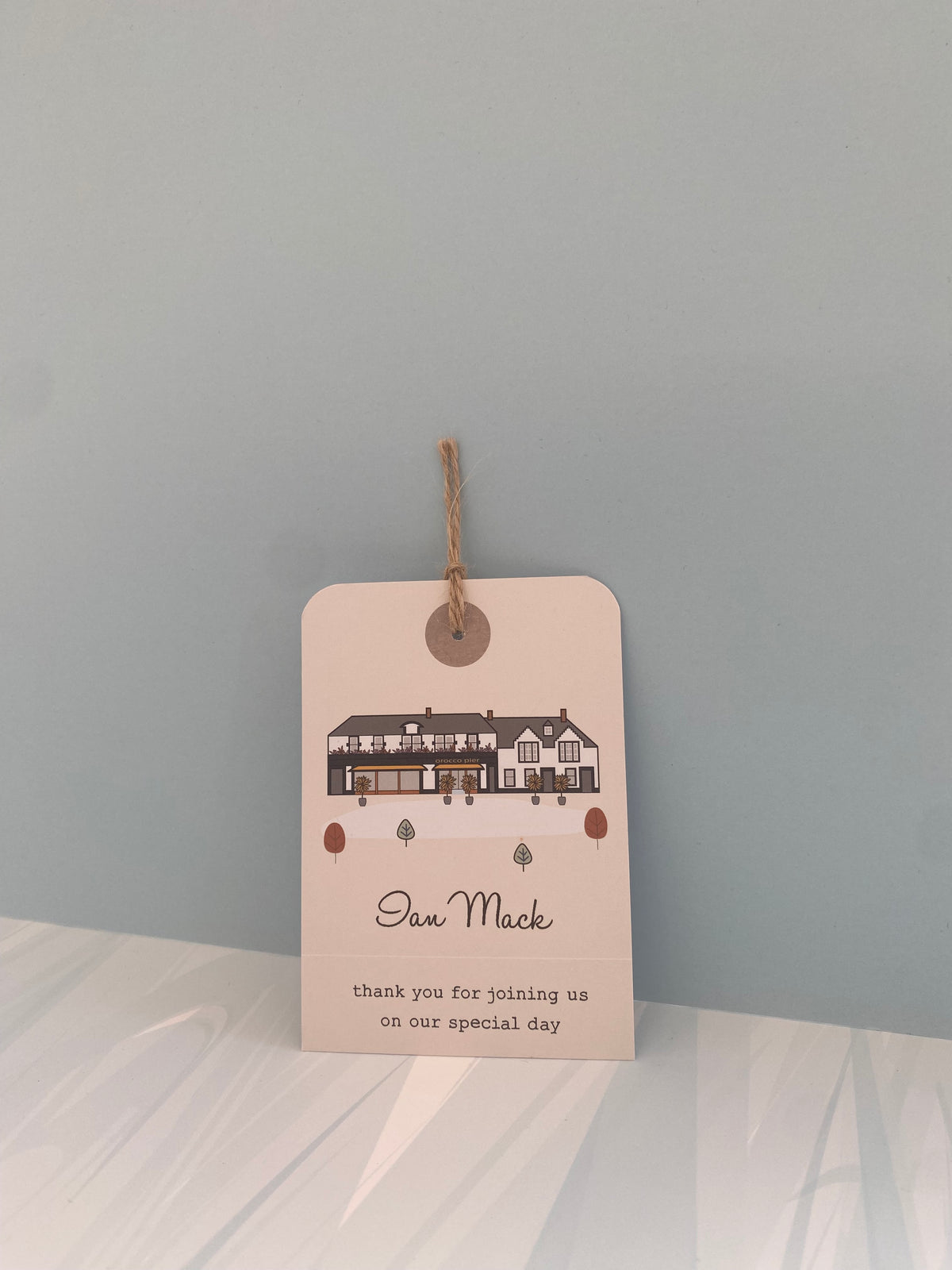 Venue Illustration Luggage Tag