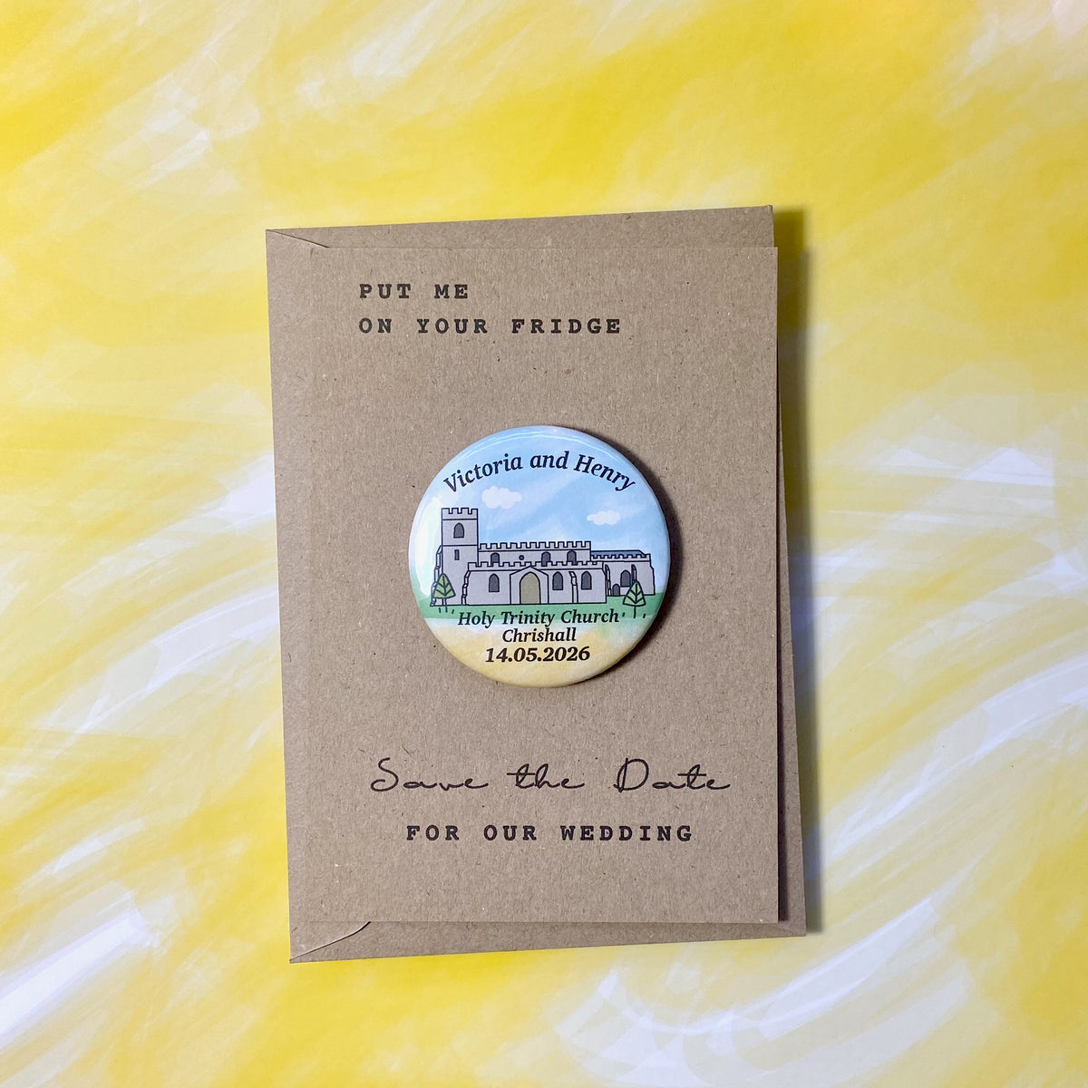 BESPOKE VENUE MAGNETIC SAVE THE DATES
