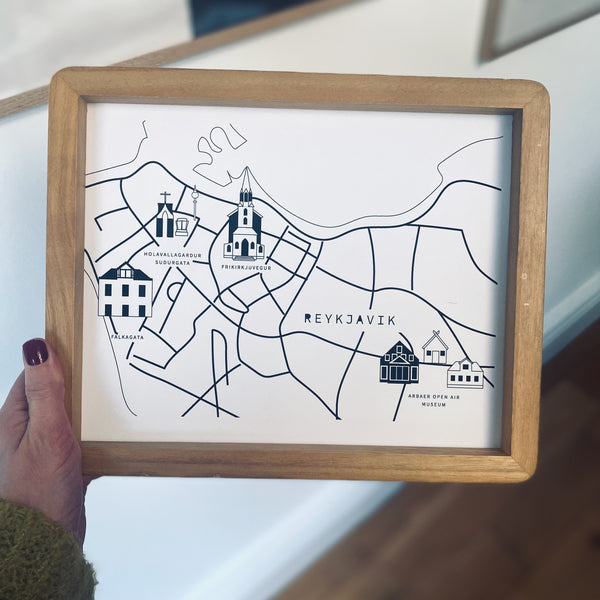 Bespoke Personalised Places Gift Art