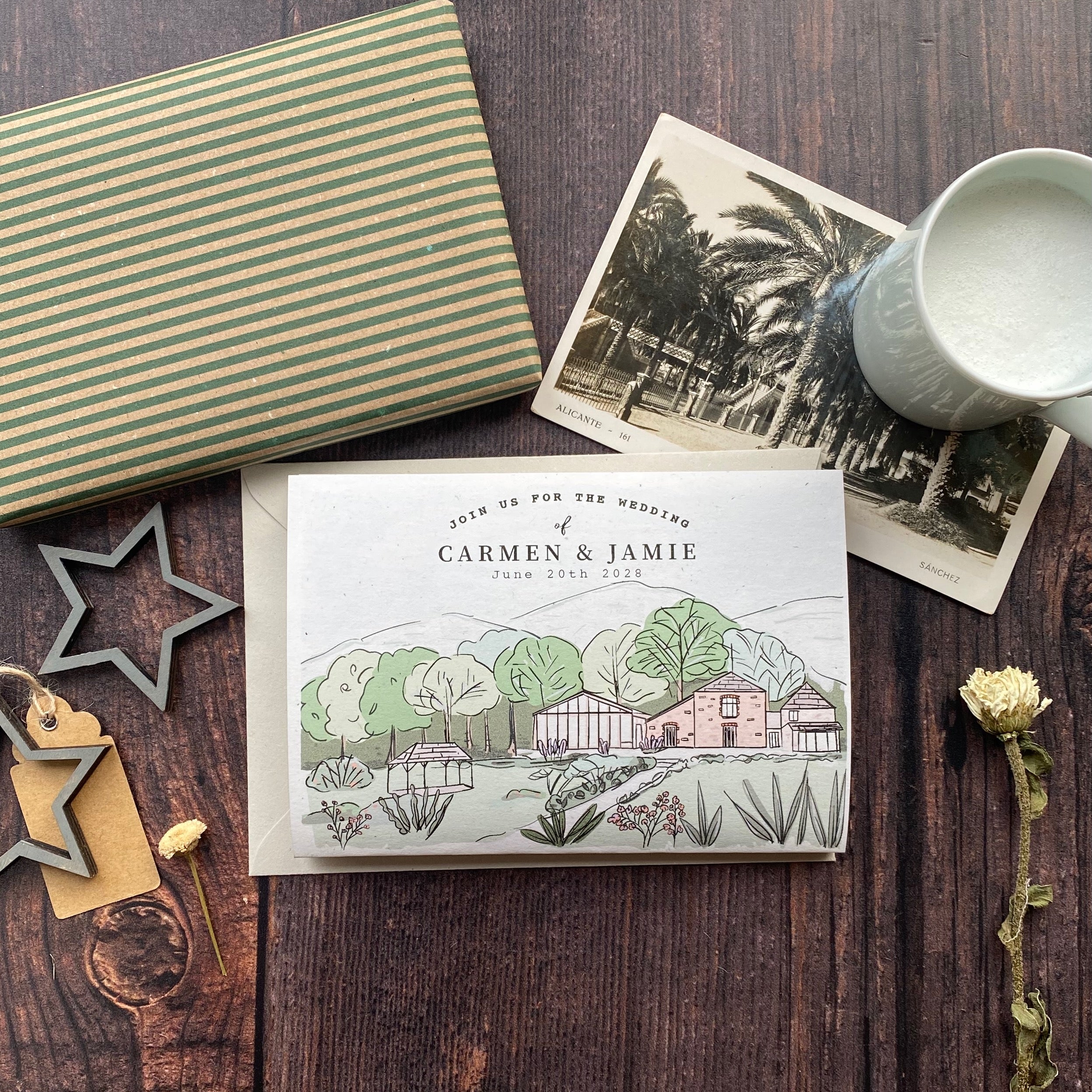 Landscape Venue Wedding Invitation