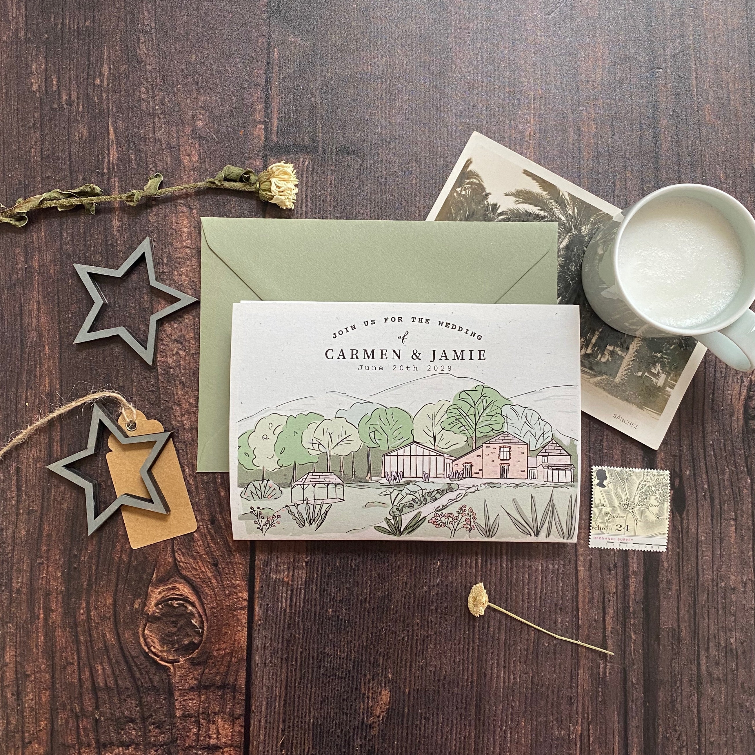 Landscape Venue Wedding Invitation