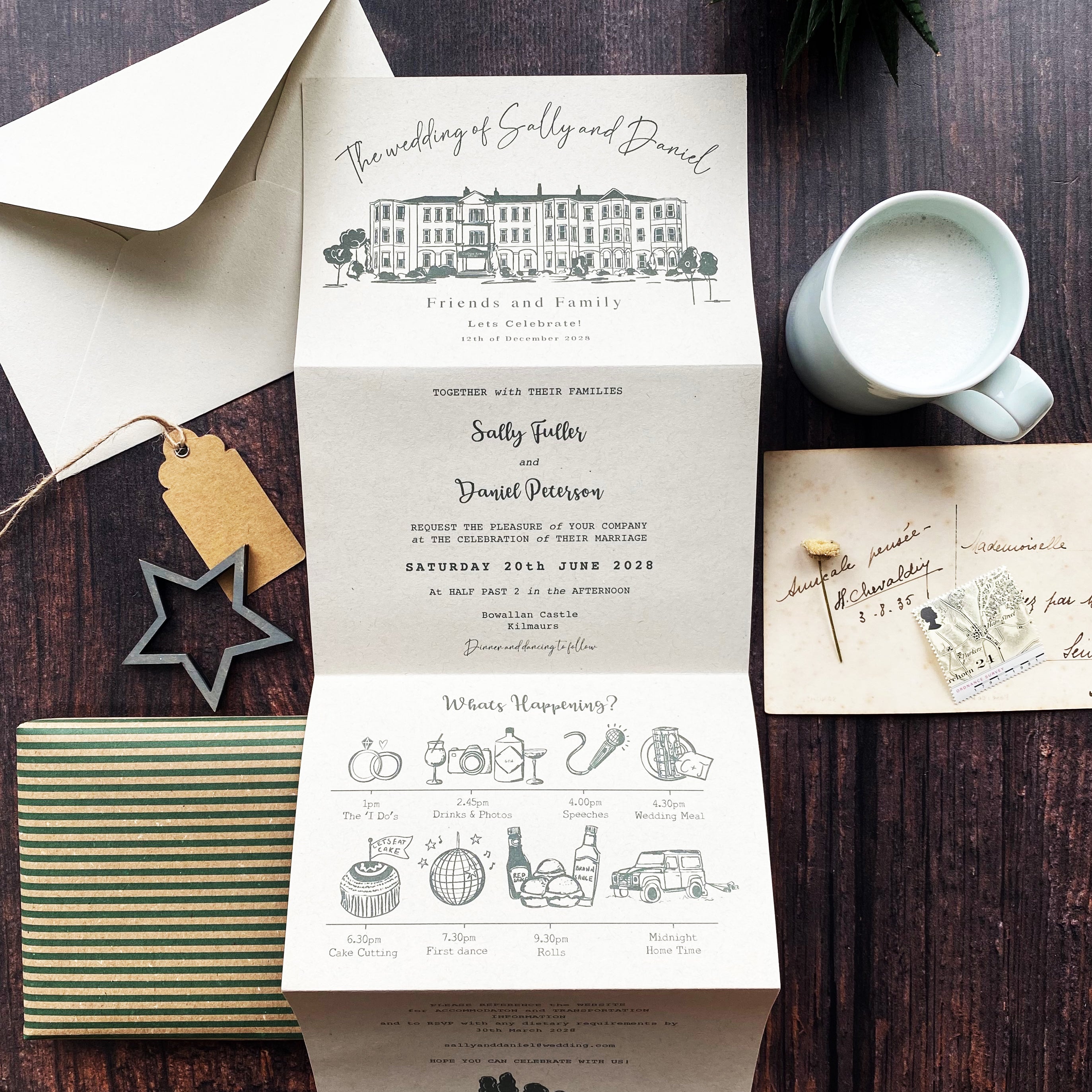 Venue Wedding Invitation