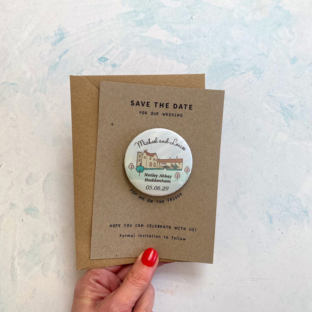 BESPOKE VENUE MAGNETIC SAVE THE DATES