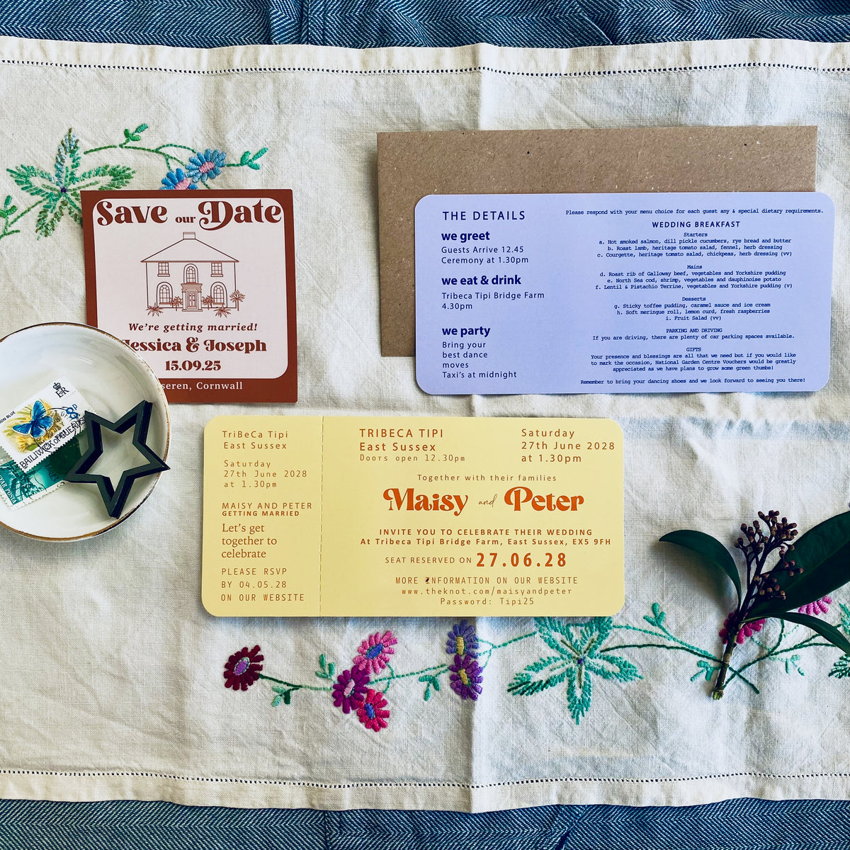 Retro - Festival Ticket/Boarding Pass