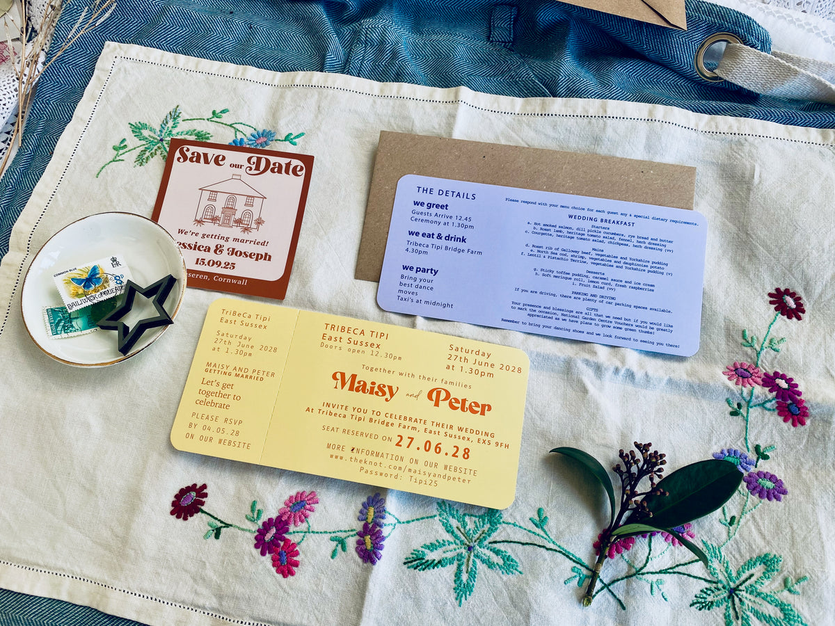 Retro - Festival Ticket/Boarding Pass