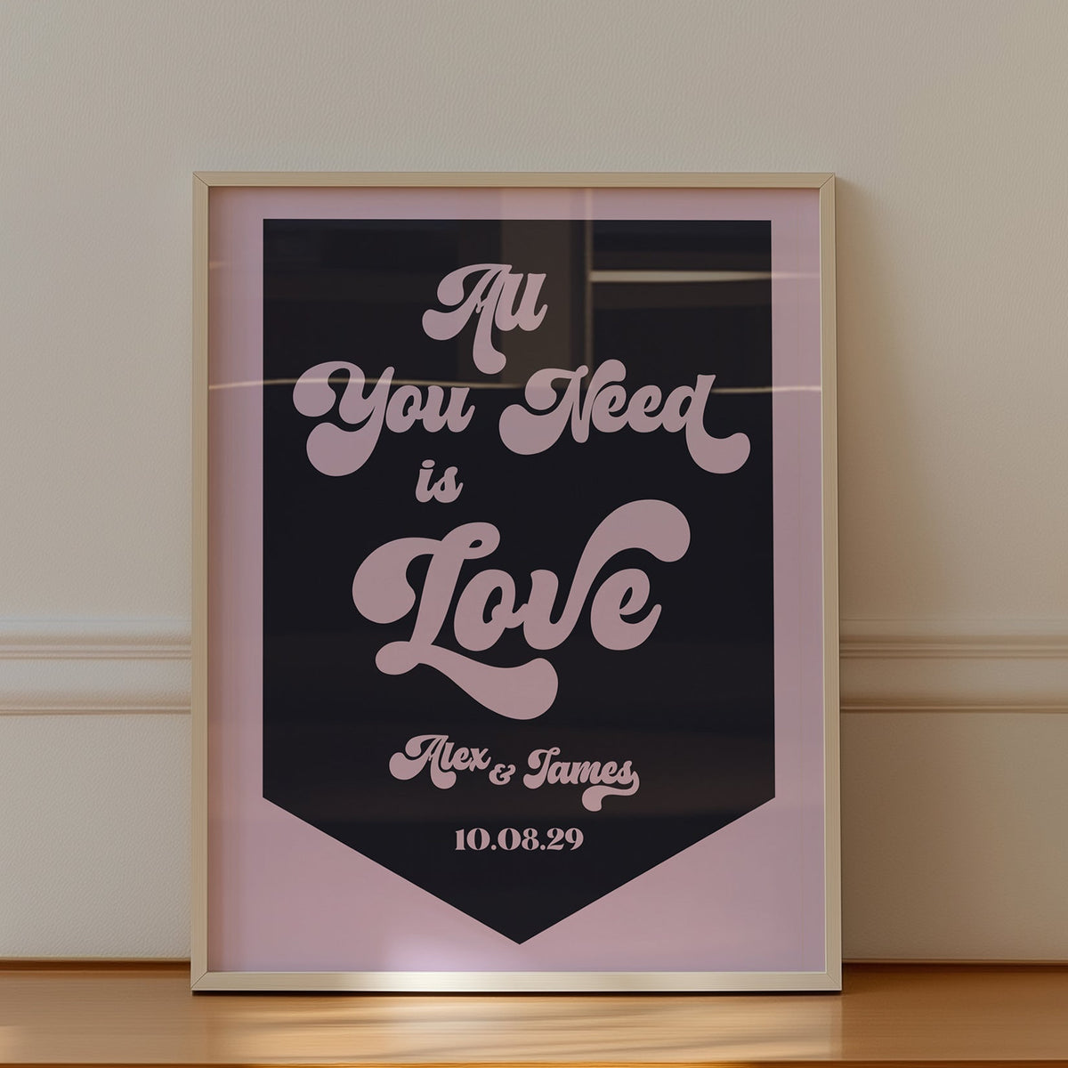 Couple Love Personalised Print