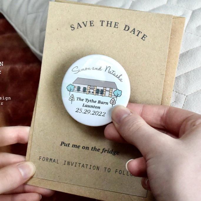 BESPOKE VENUE MAGNETIC SAVE THE DATES