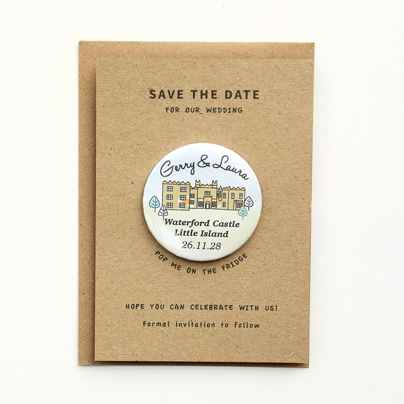 Venue Magnet (A6 card - patterned)
