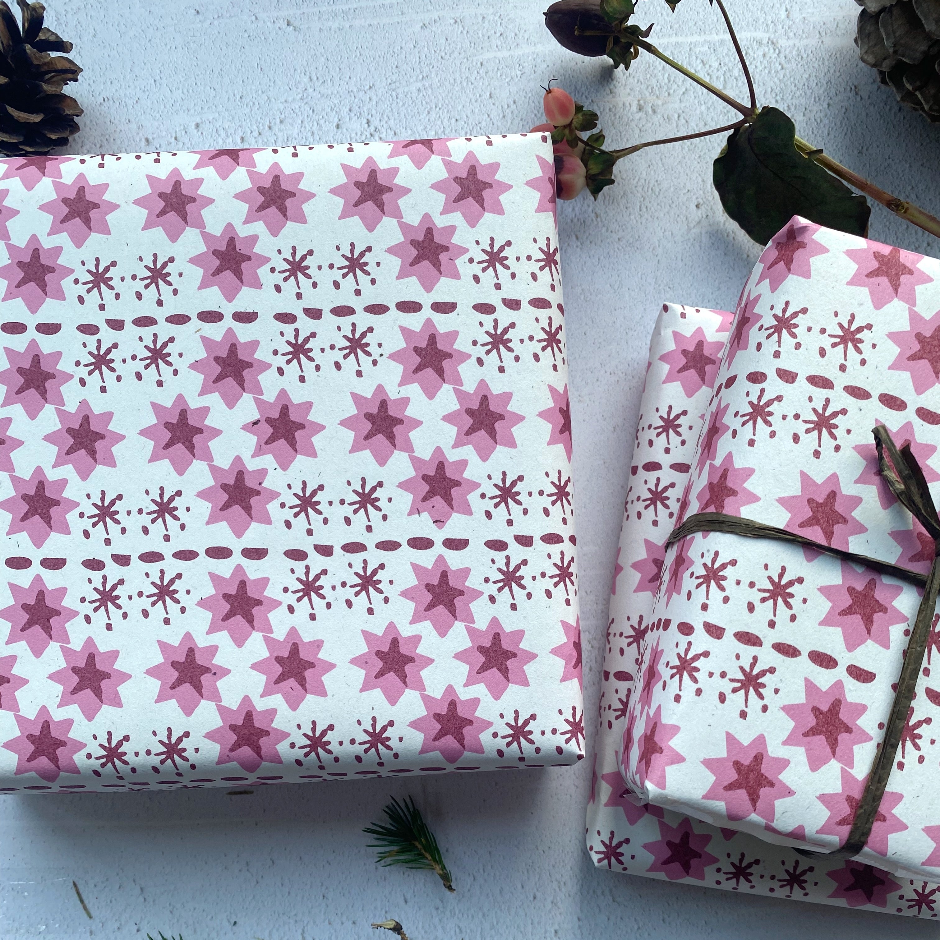 Star Paper Fibre Wrapping Paper Set