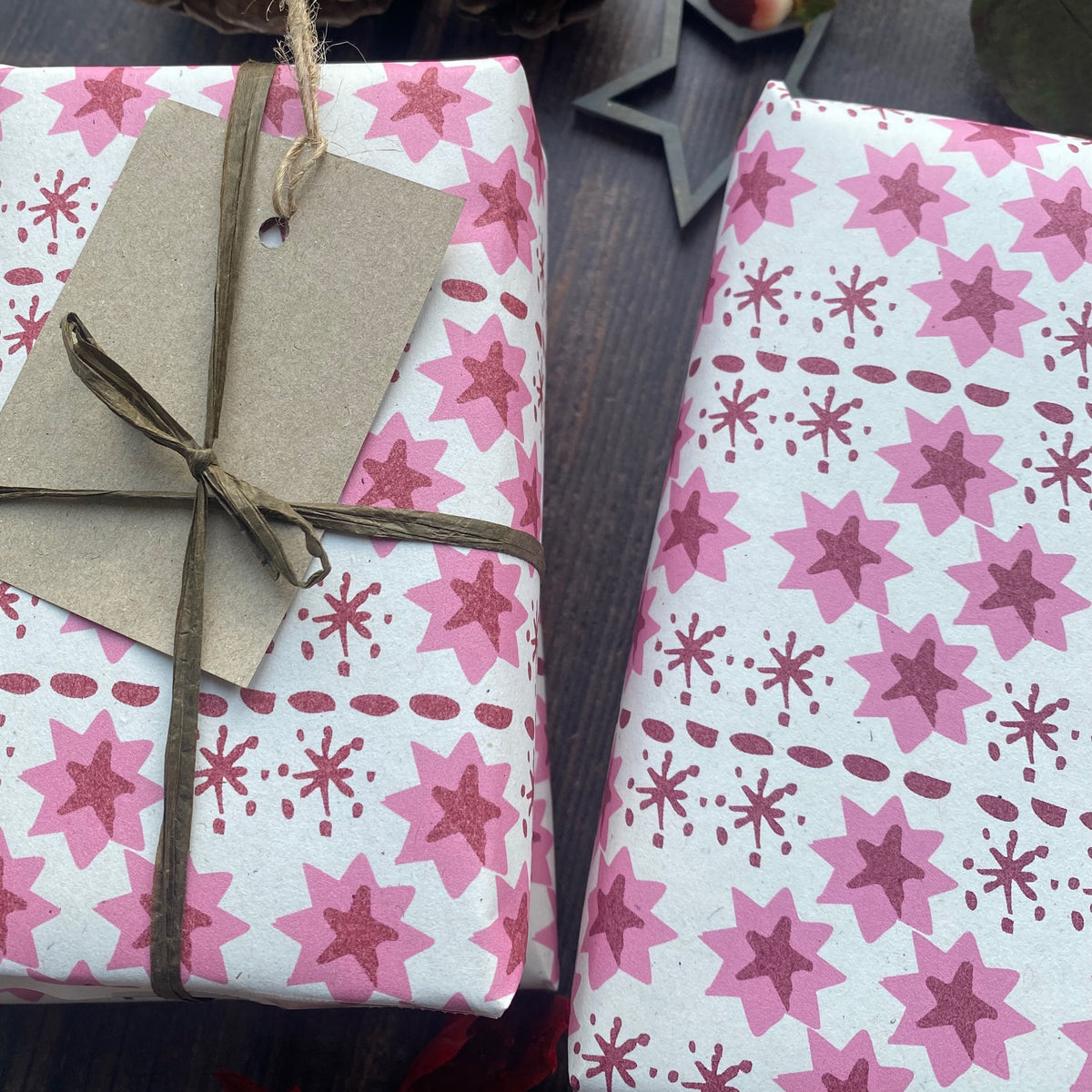 Star Paper Fibre Wrapping Paper Set