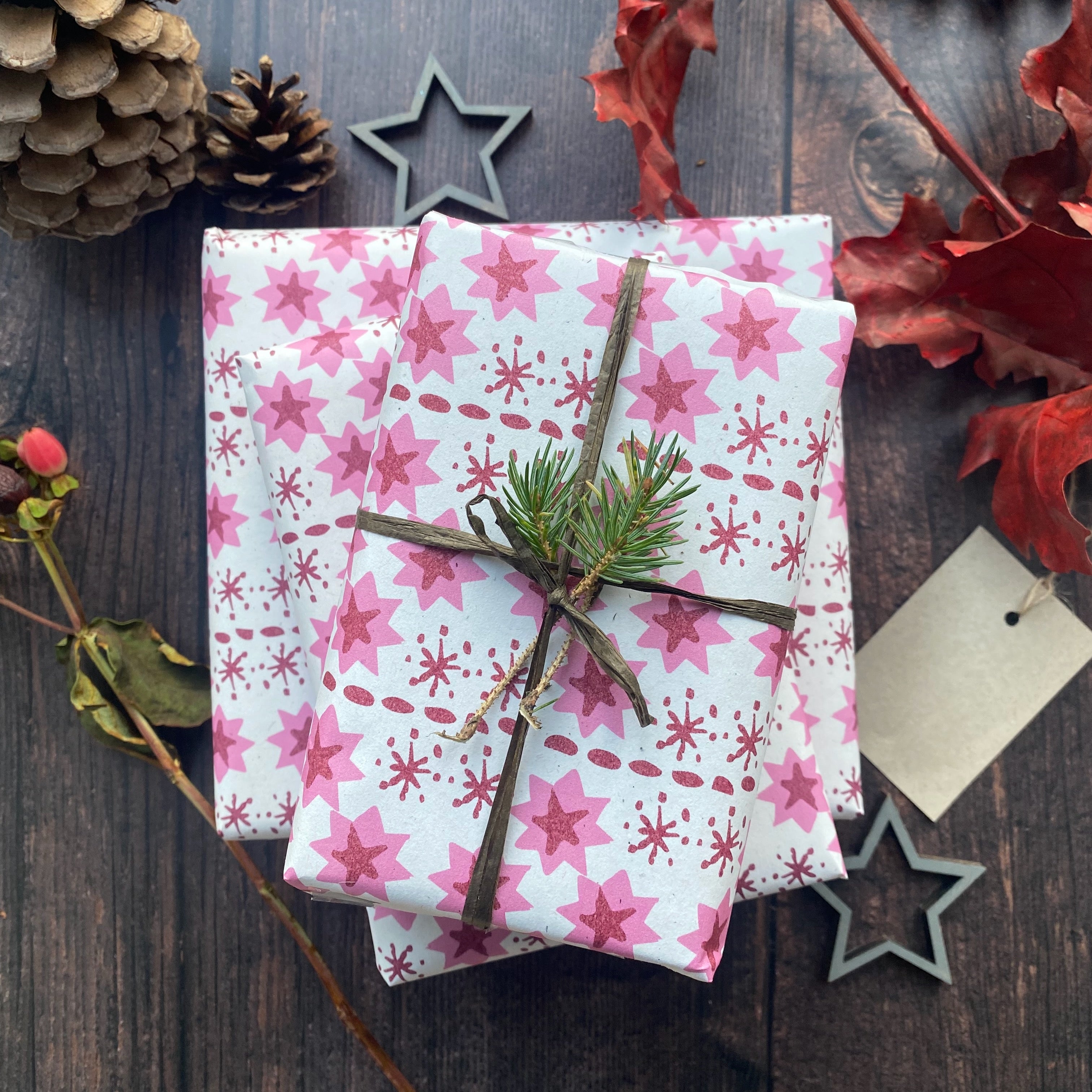 Star Paper Fibre Wrapping Paper Set