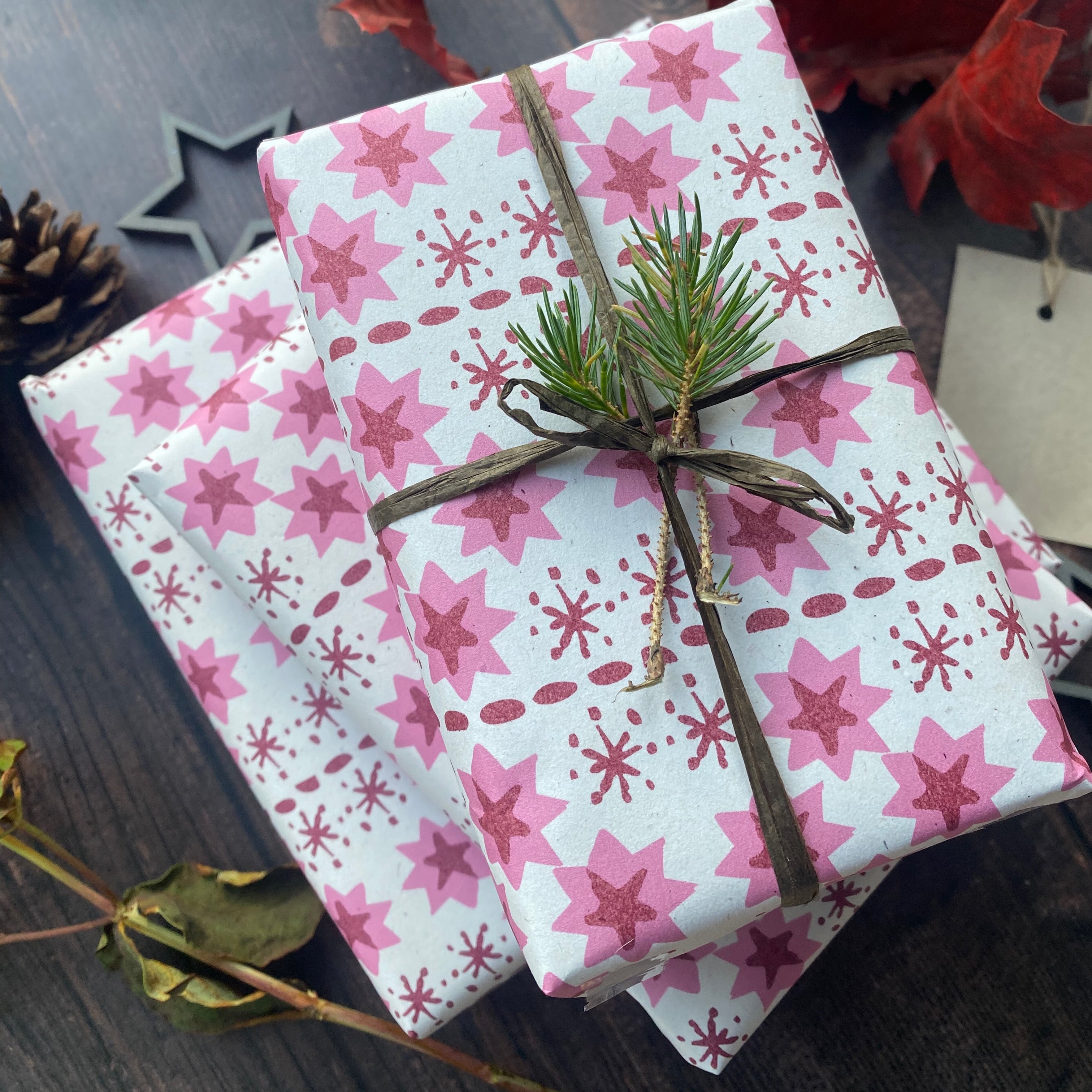 Star Paper Fibre Wrapping Paper Set
