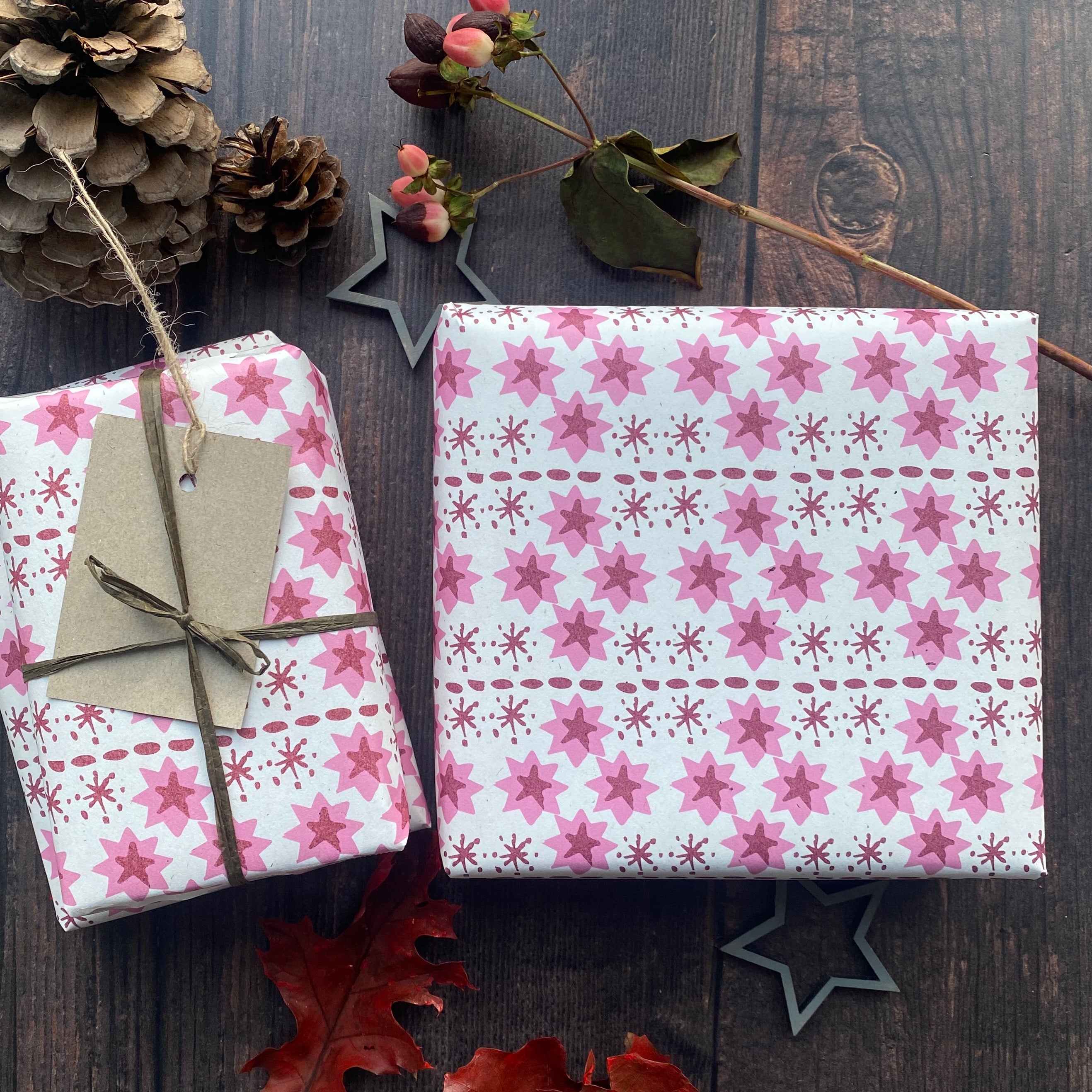 Star Paper Fibre Wrapping Paper Set