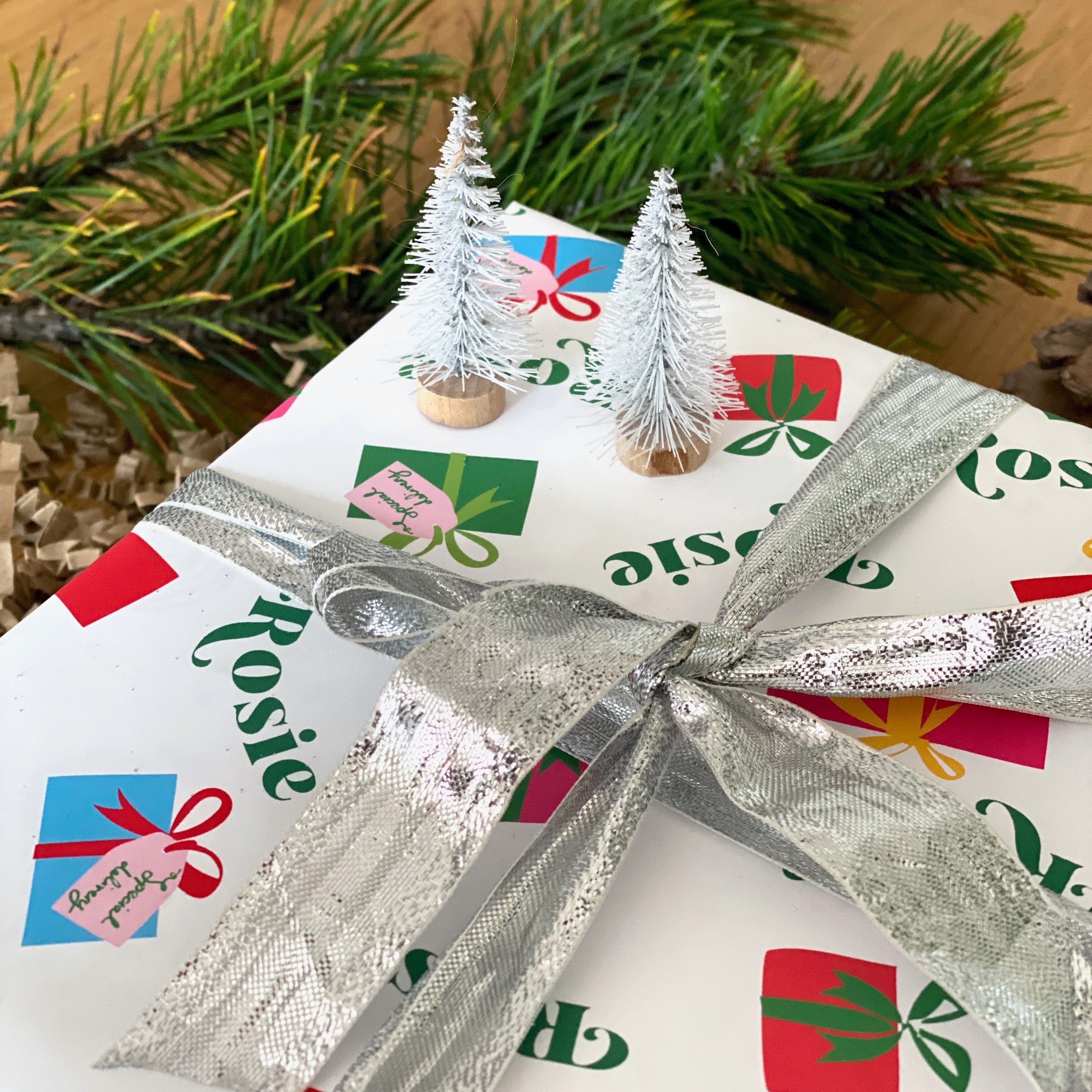 Special Delivery Present Personalised Christmas Wrapping Paper