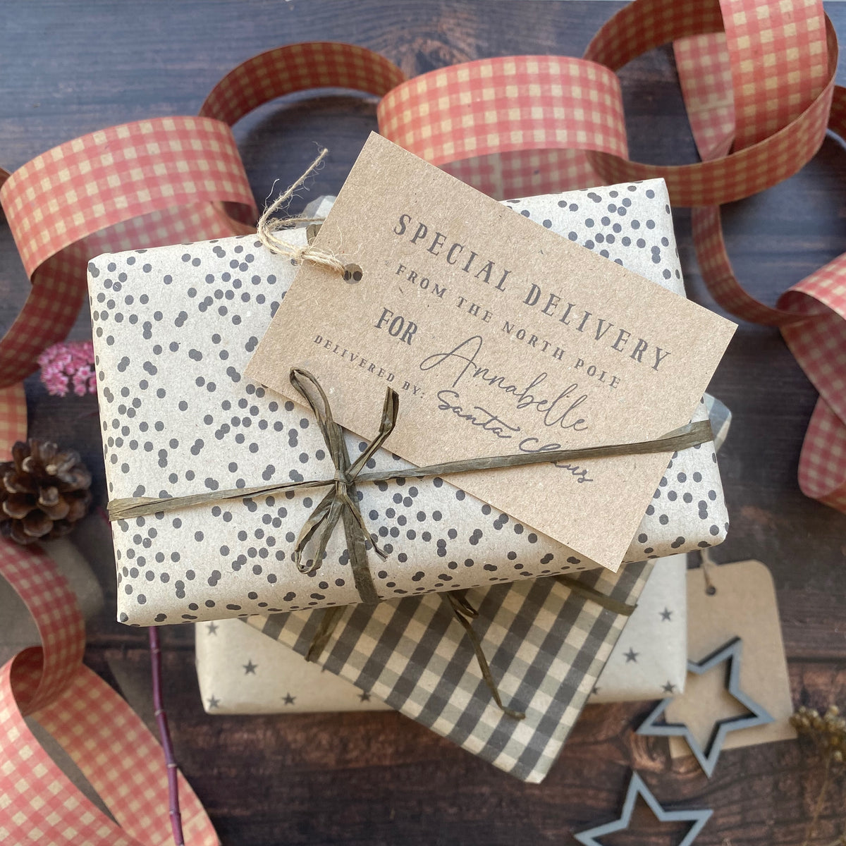 Spotty Christmas Wrapping paper