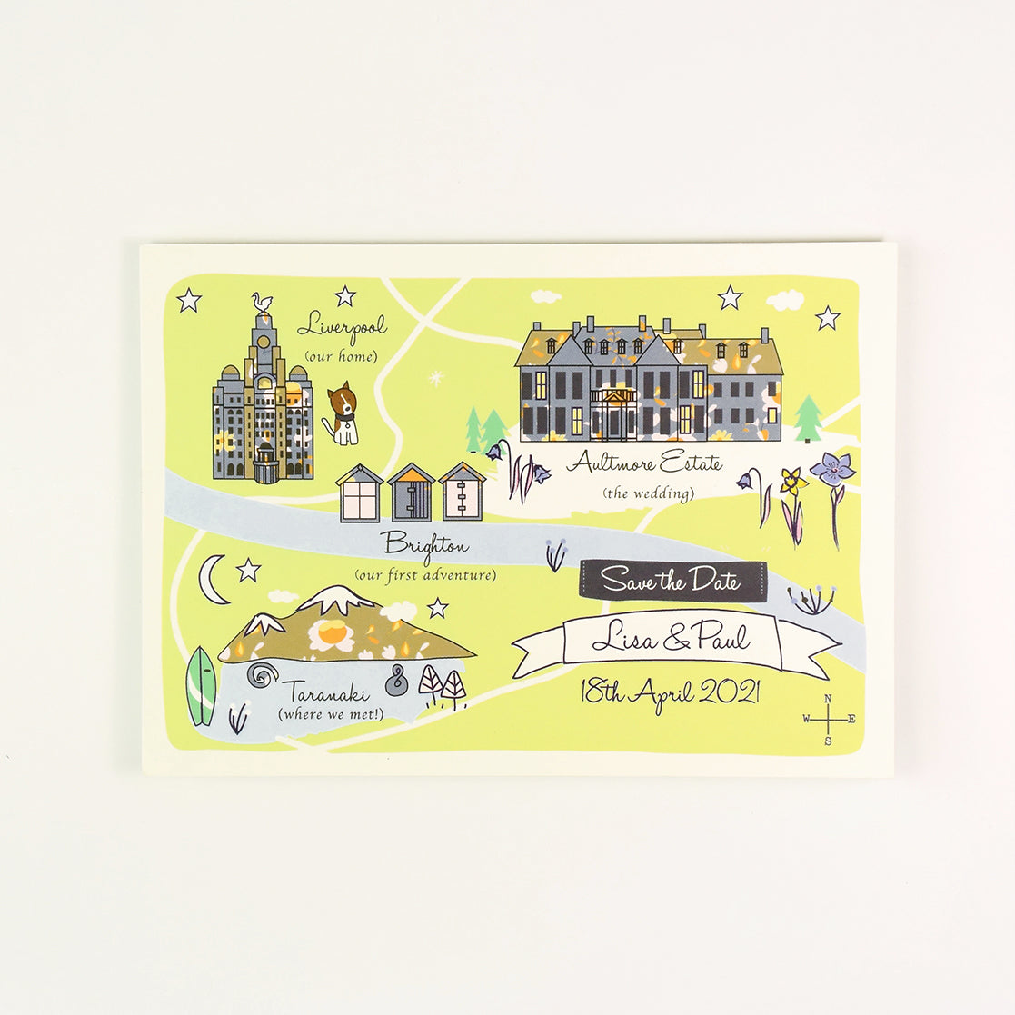 Save the Date Map Story - Spring