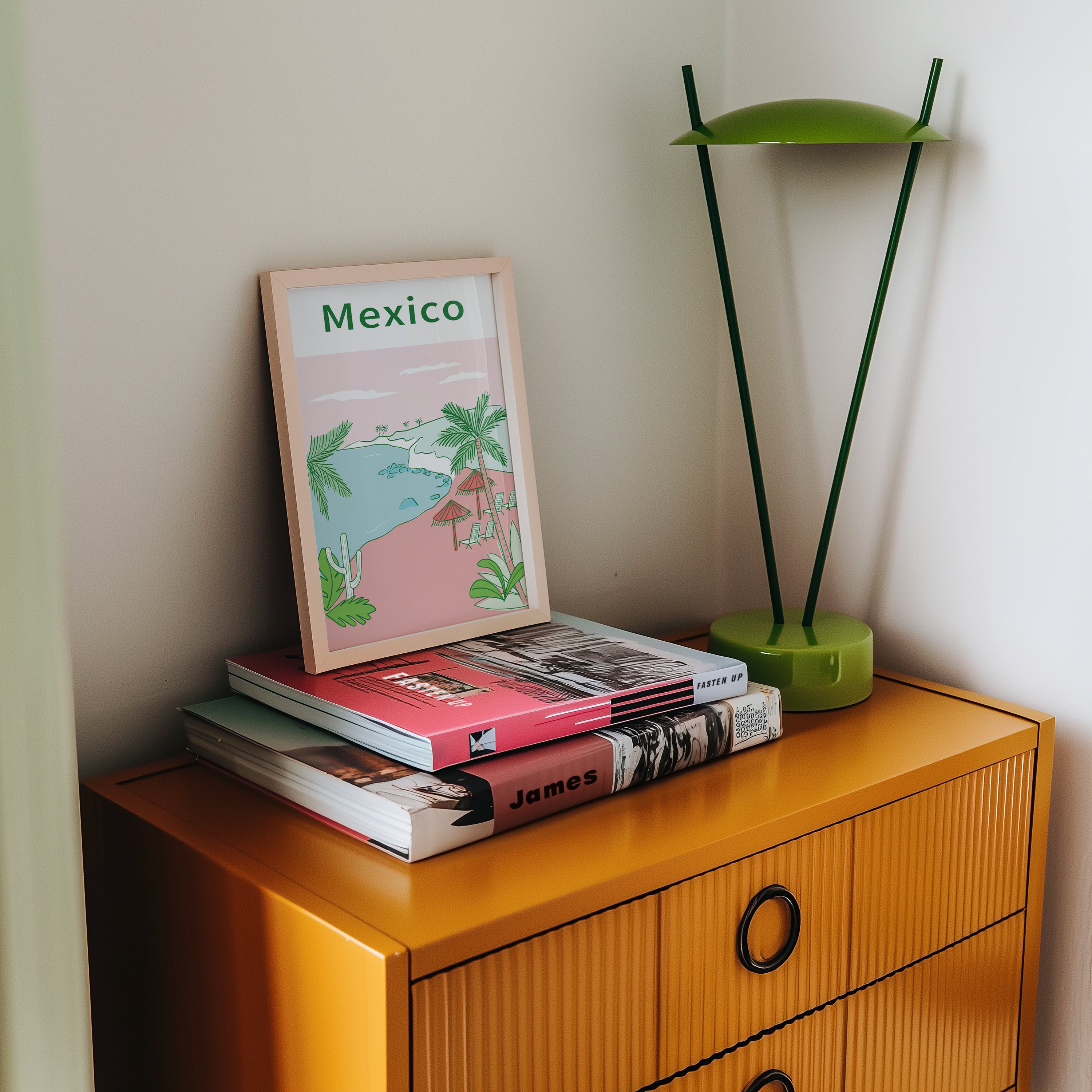 Mexico Personalised Travel Print