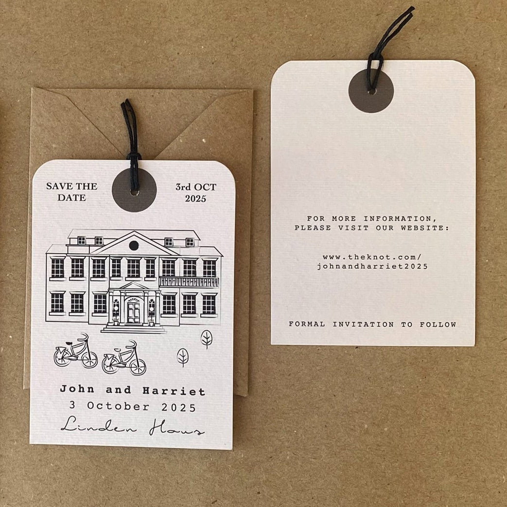 Venue Illustration Luggage Tag