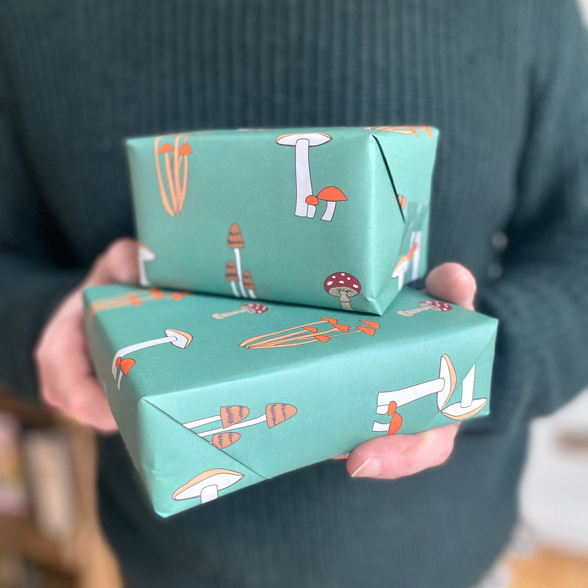 Mushroom Wrapping Paper