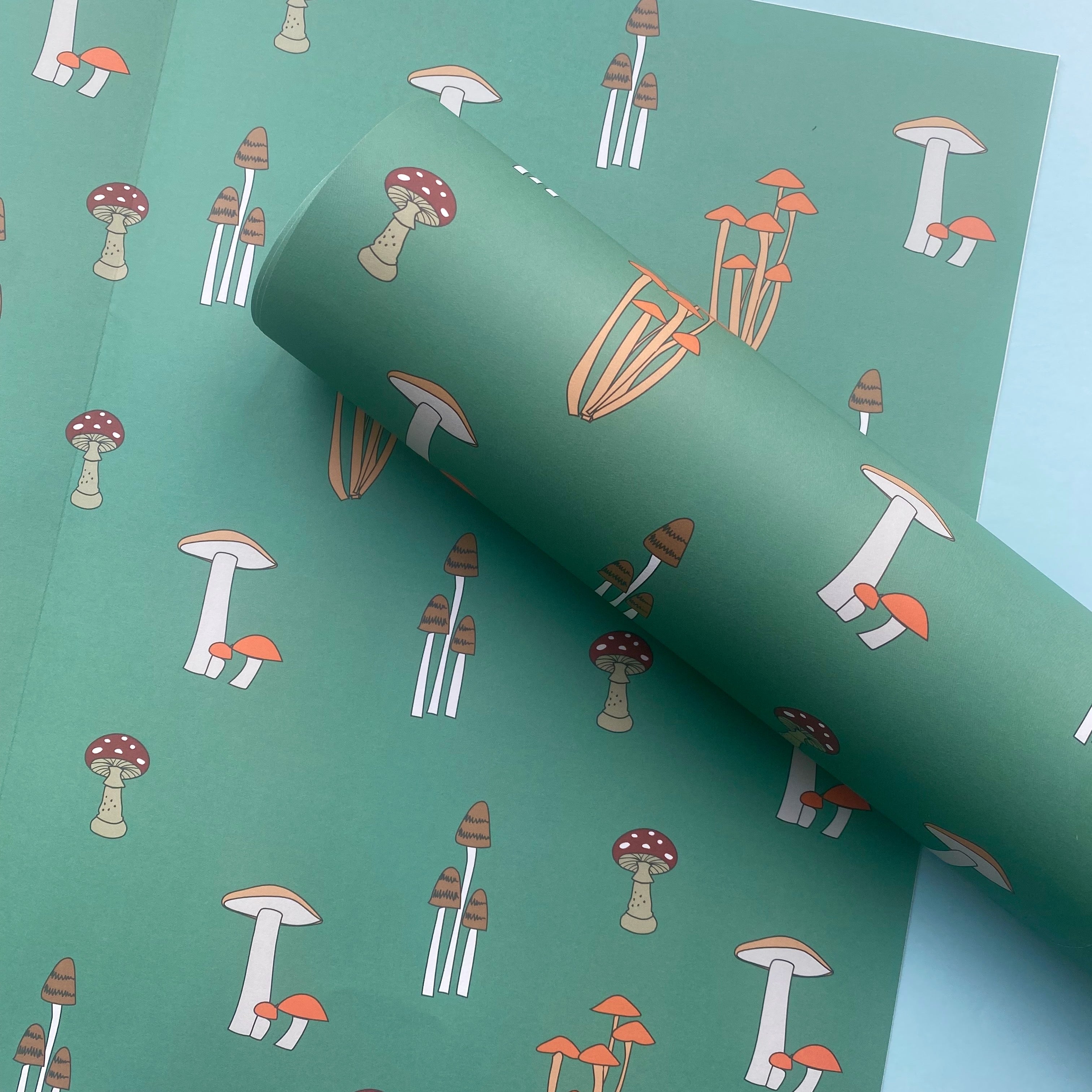 Mushroom Wrapping Paper