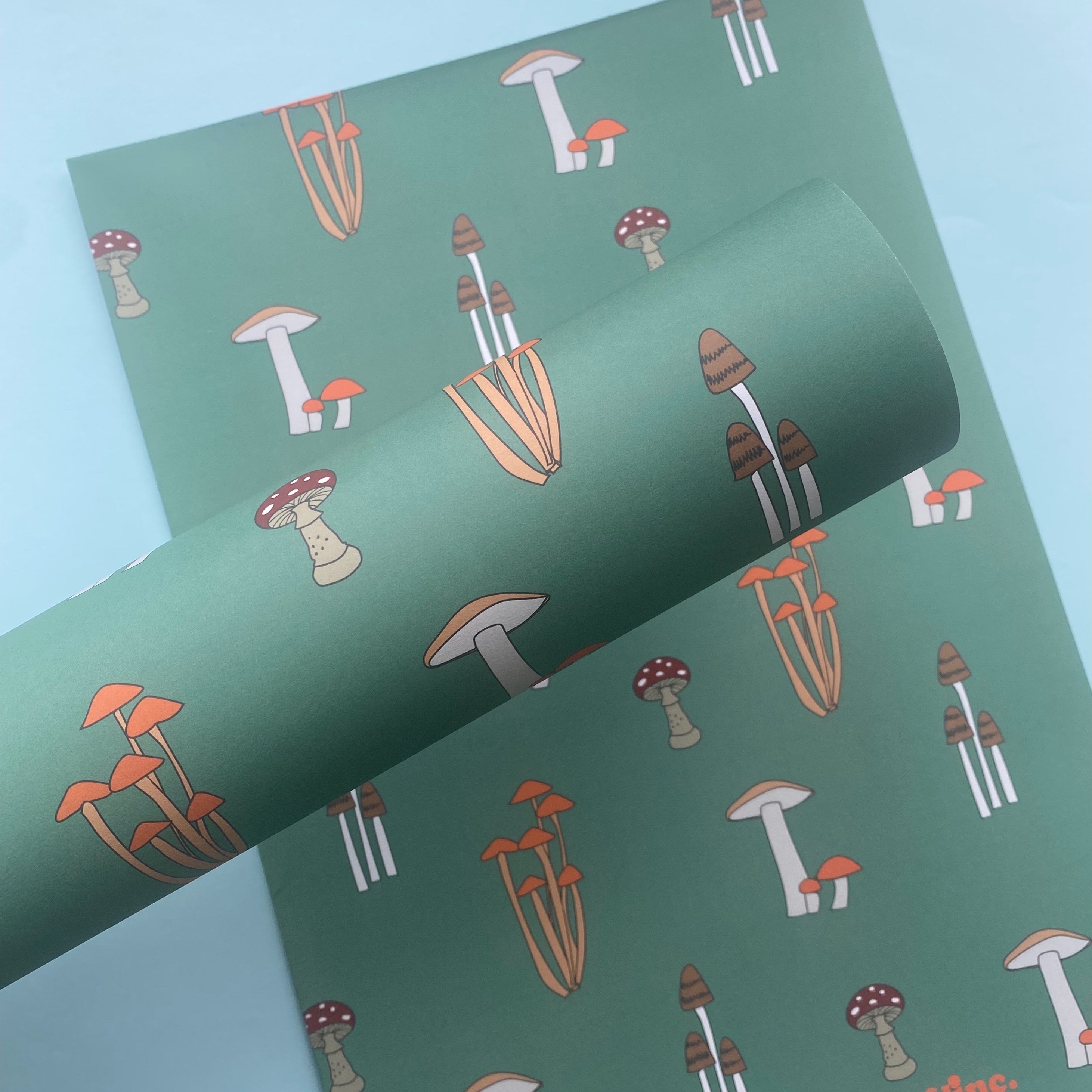 Mushroom Wrapping Paper