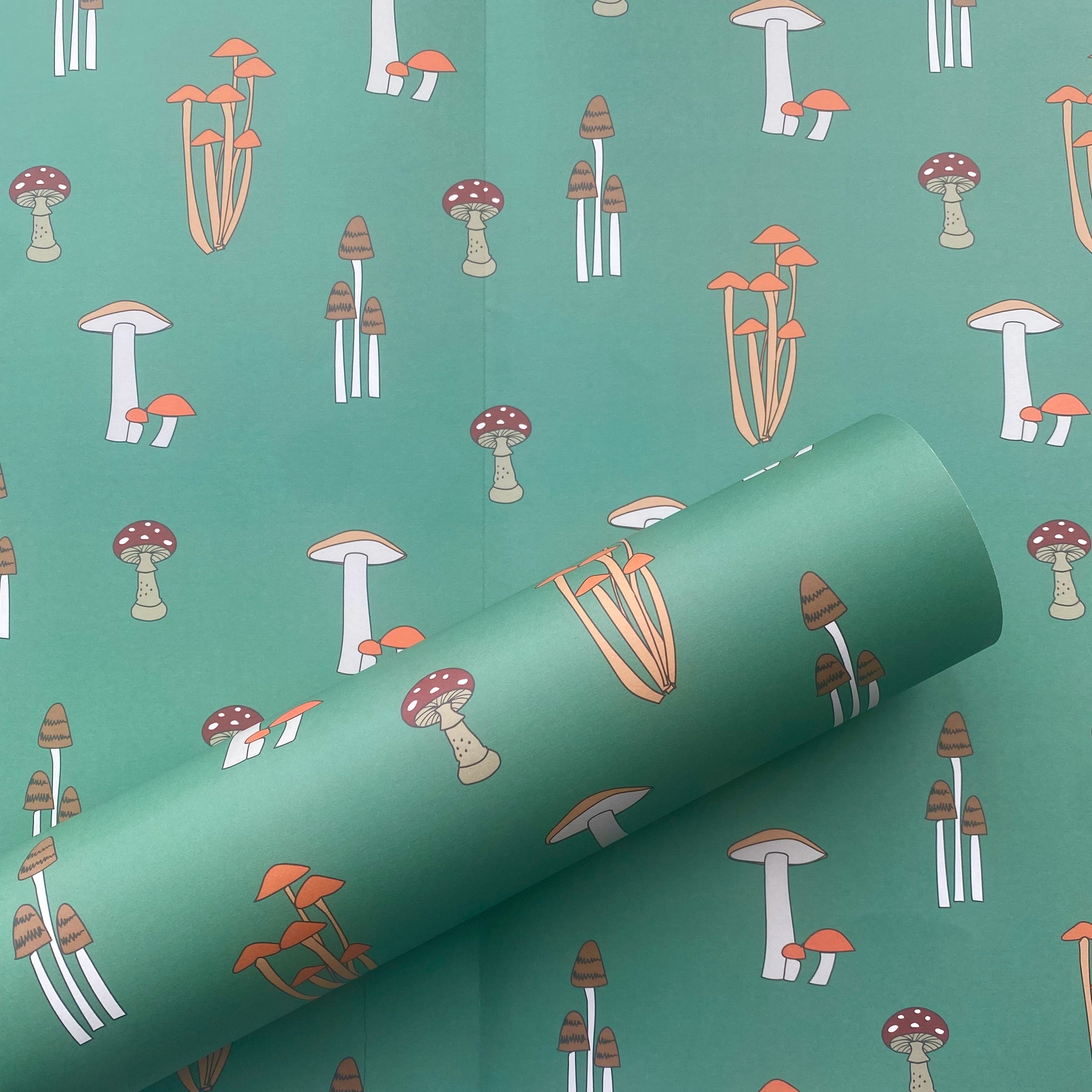 Mushroom Wrapping Paper