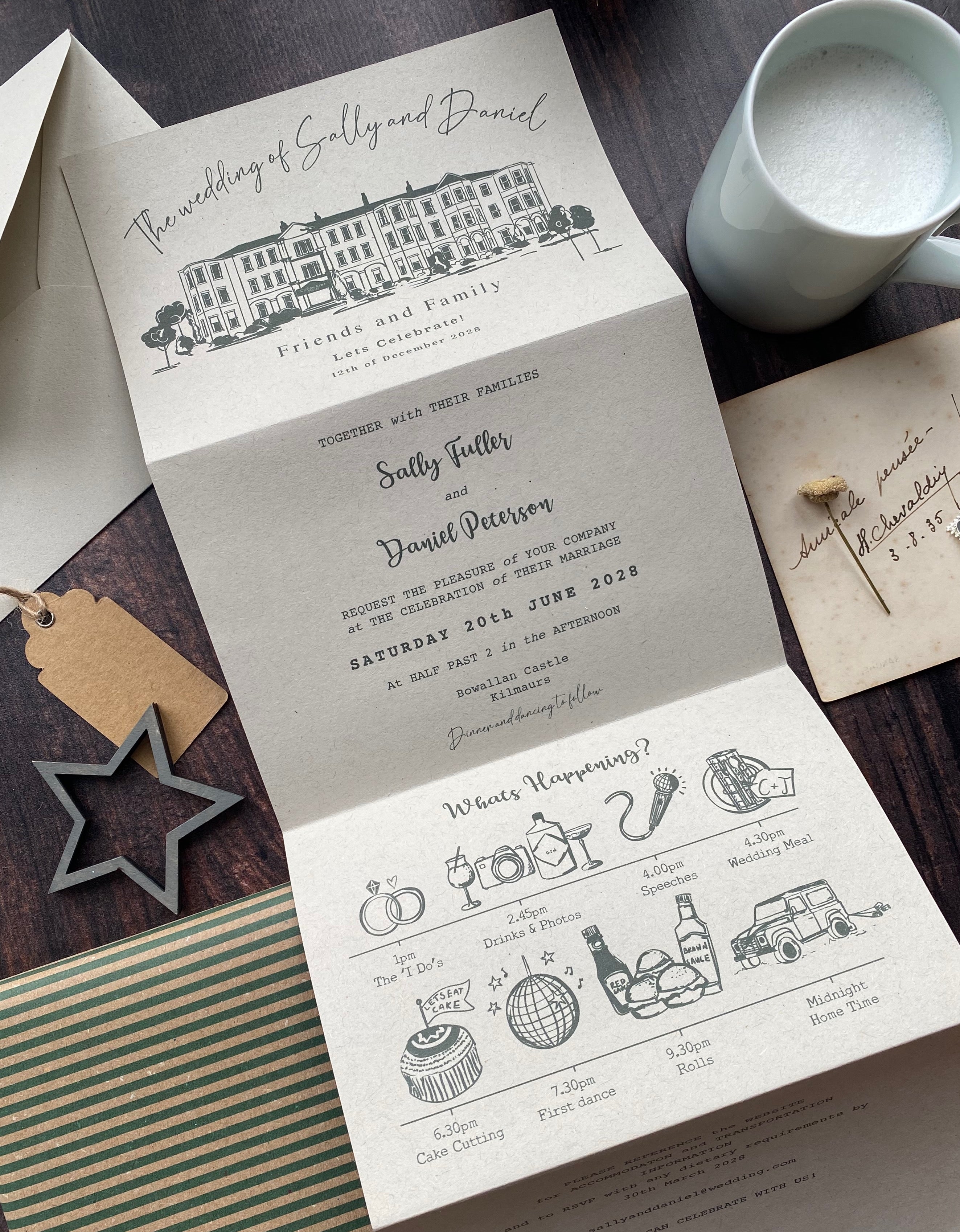 Venue Wedding Invitation