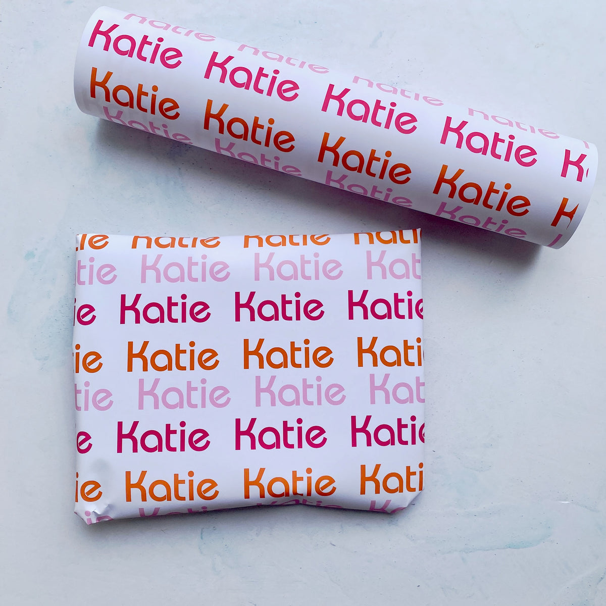 1980's Retro Name Personalised Wrapping Paper