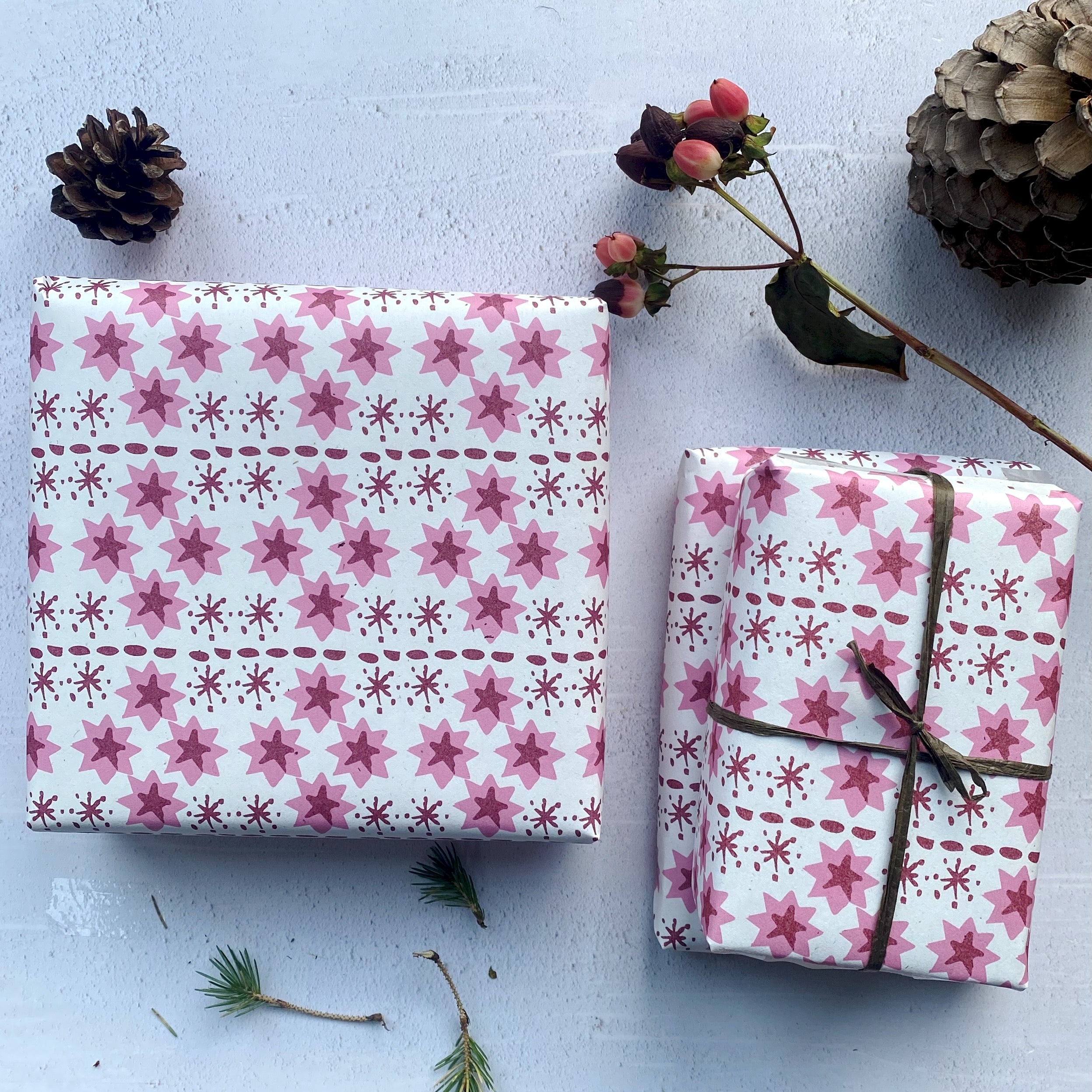 Star Paper Fibre Wrapping Paper Set