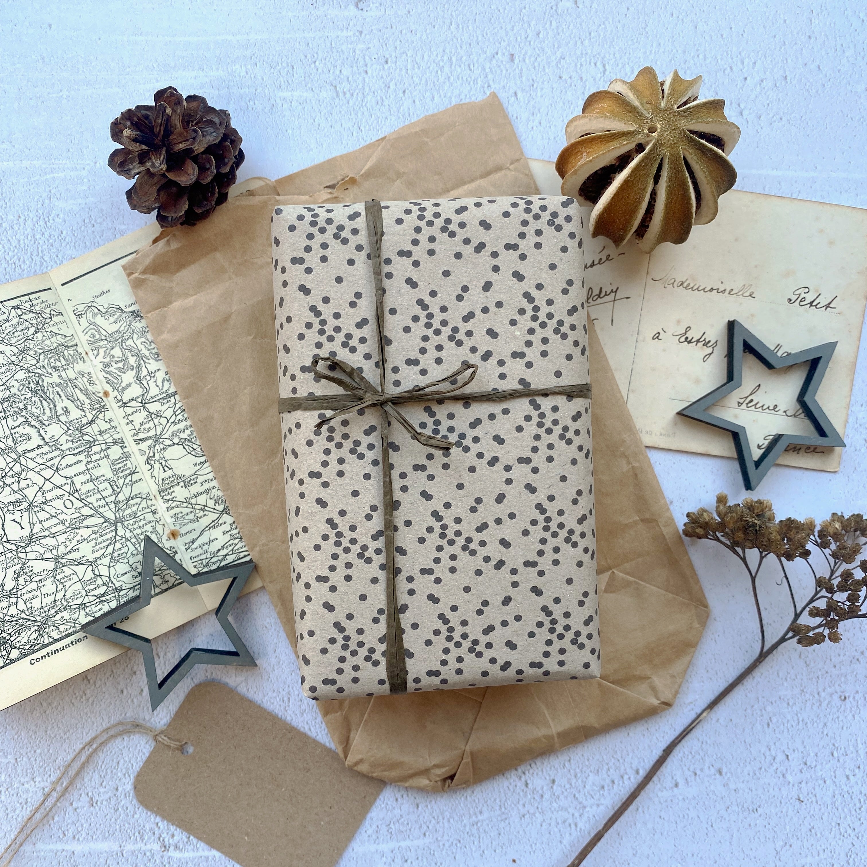Spotty Christmas Wrapping paper