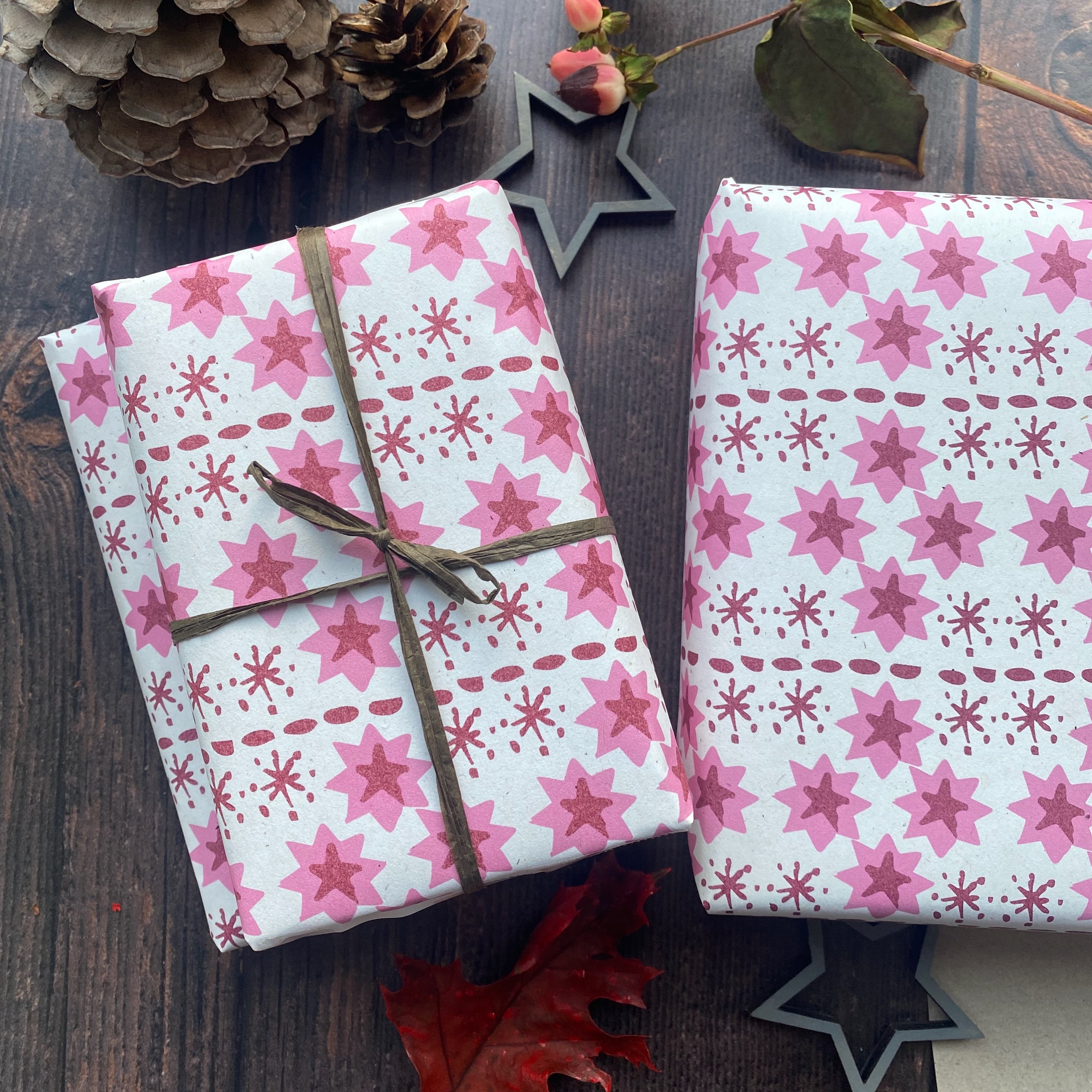 Star Paper Fibre Wrapping Paper Set
