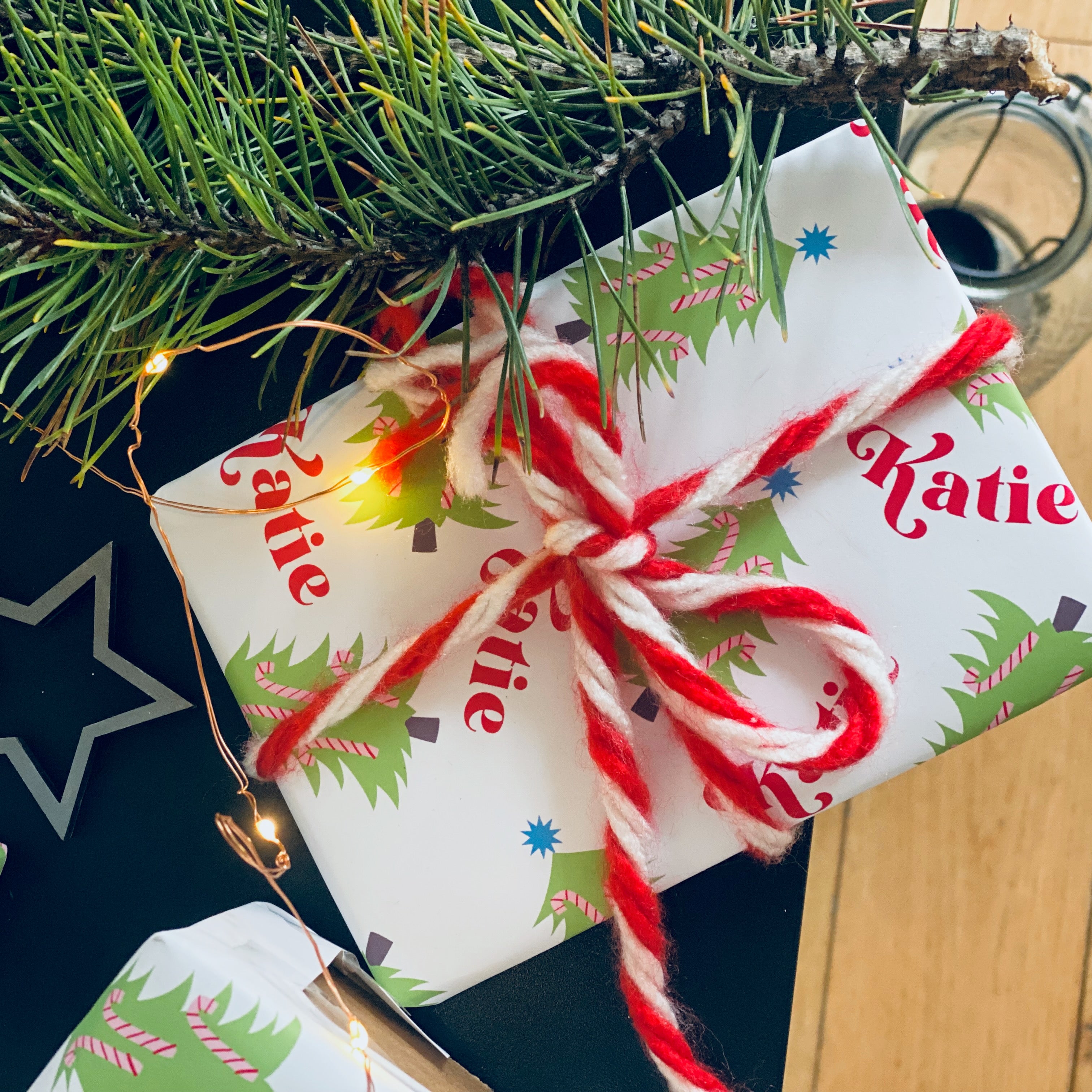 Christmas Tree Personalised Christmas Wrapping Paper
