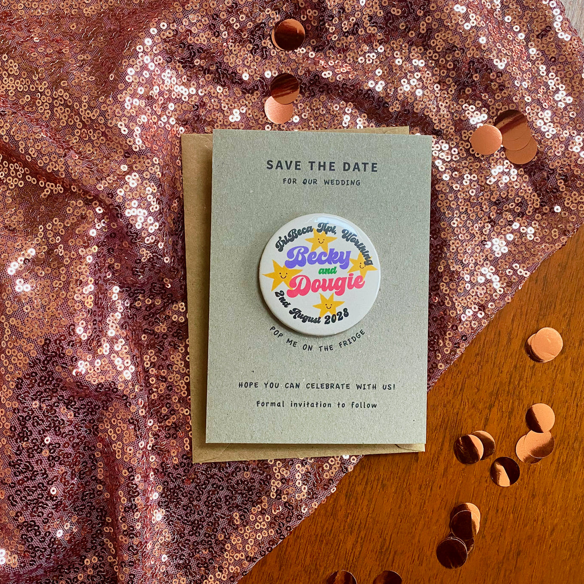 Magnet (Happy Stars Save the Date)